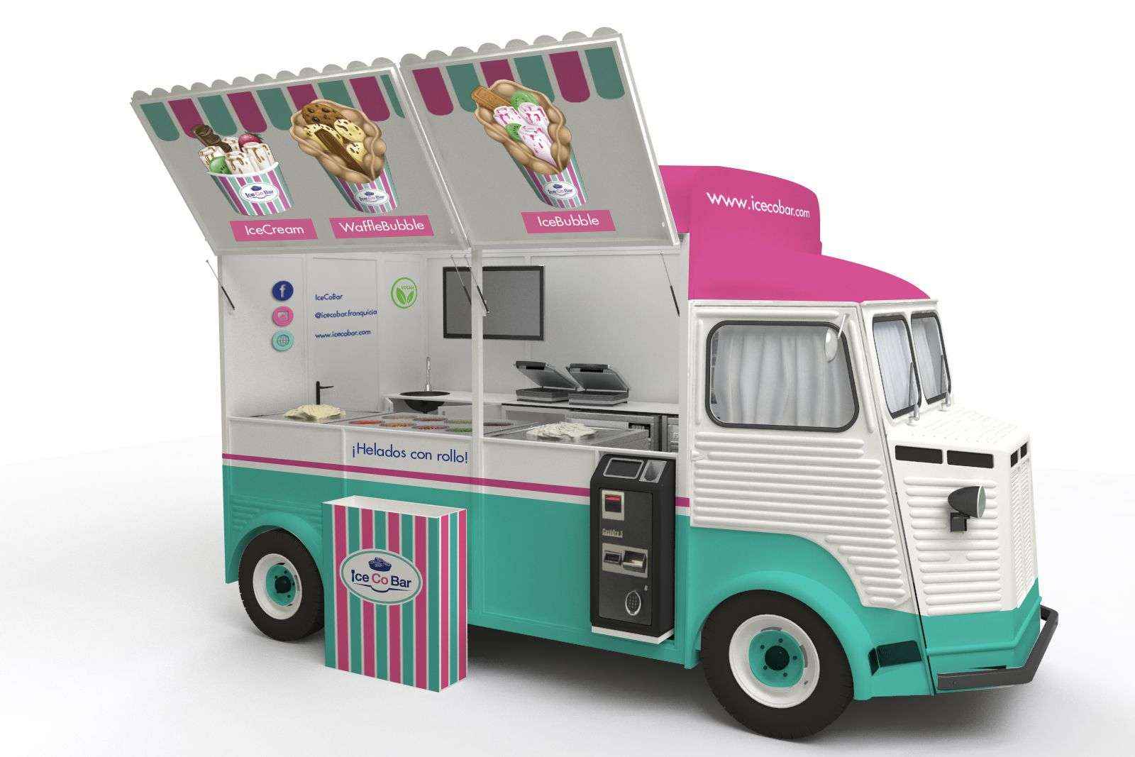 La cadena de ice rolls IceCoBar lanza su foodtruck