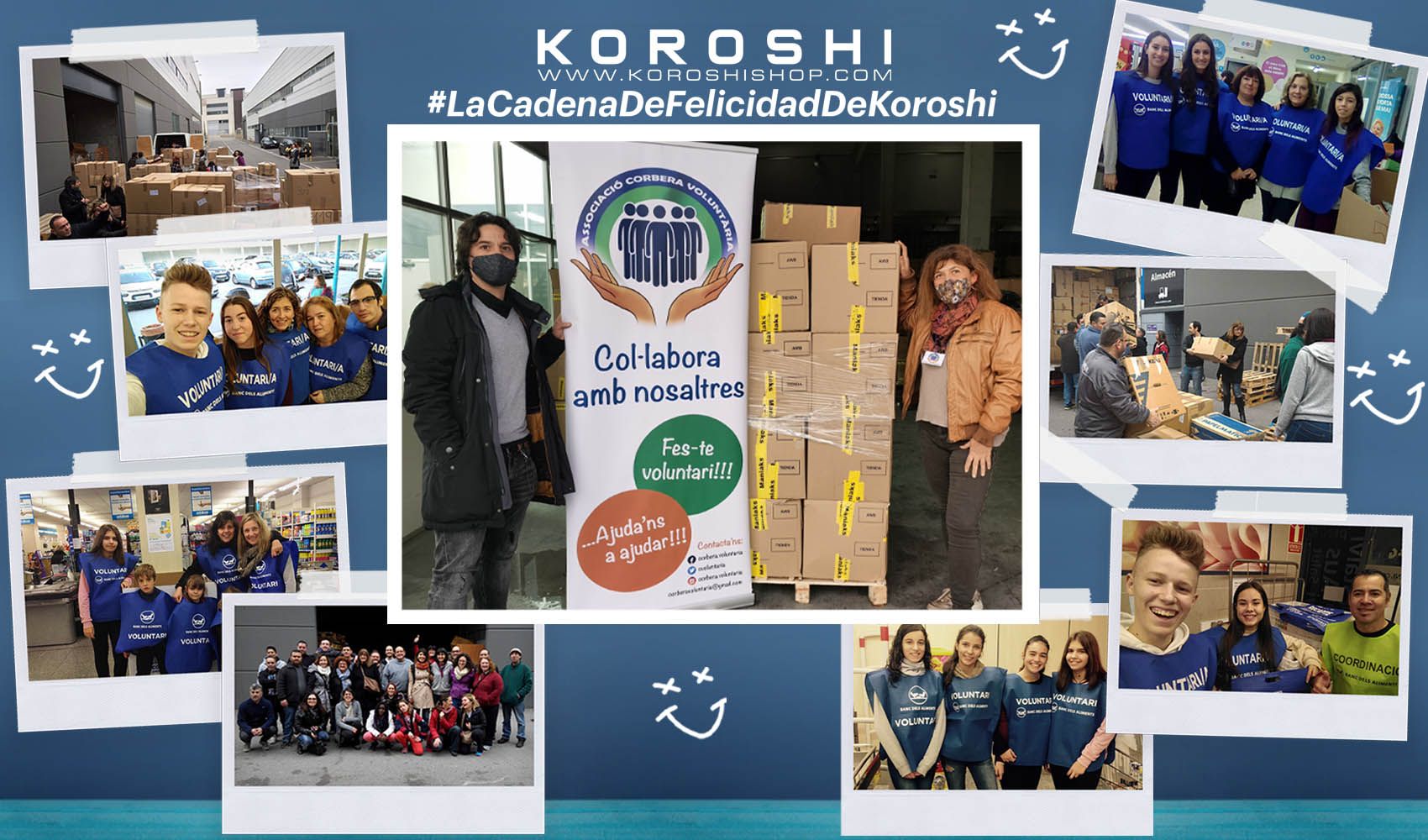 Koröshi dona una prenda a las ONG por cada pedido realizado en Navidades