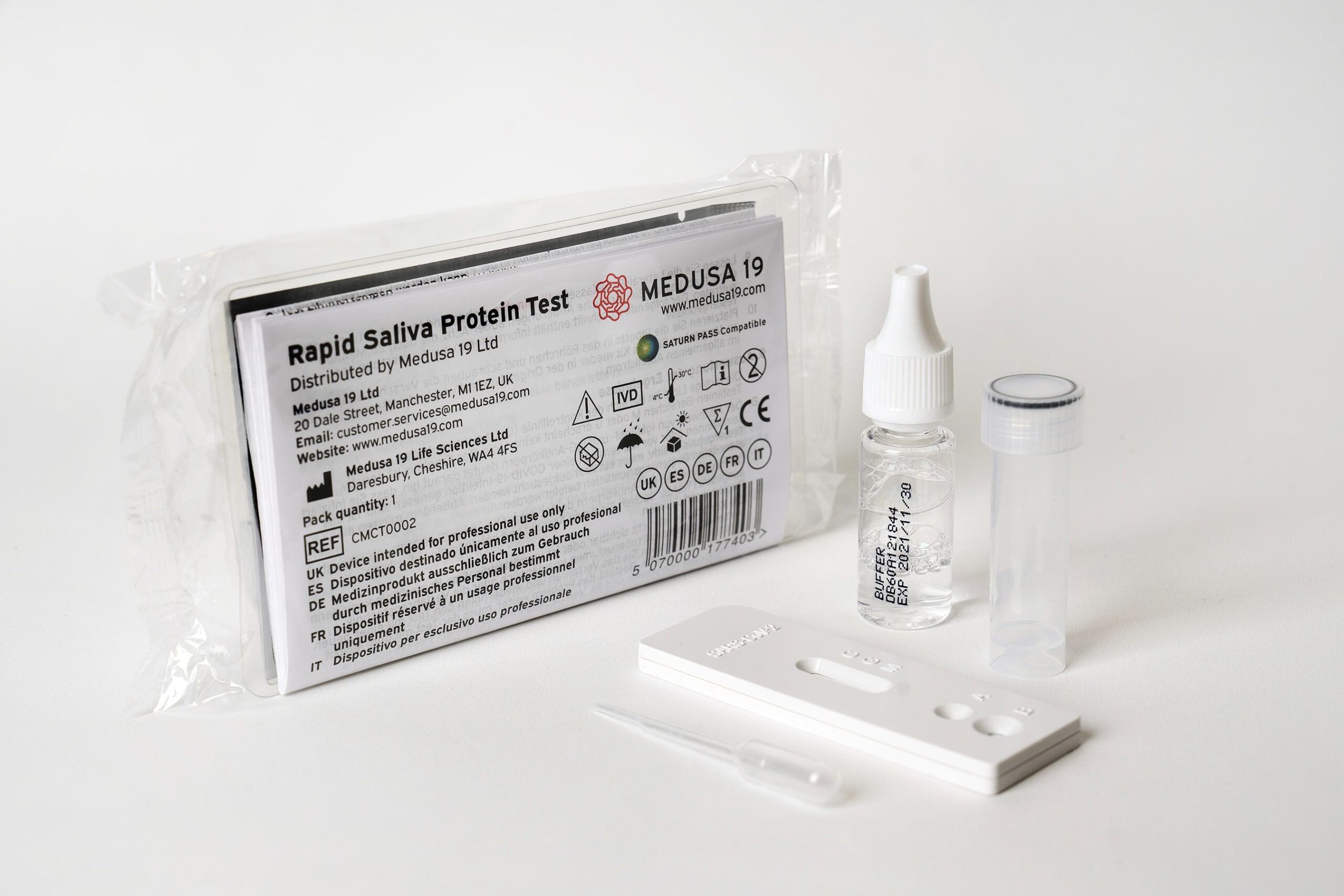 "Medusa19", el test rápido de proteína en saliva que ofrece un entorno laboral seguro