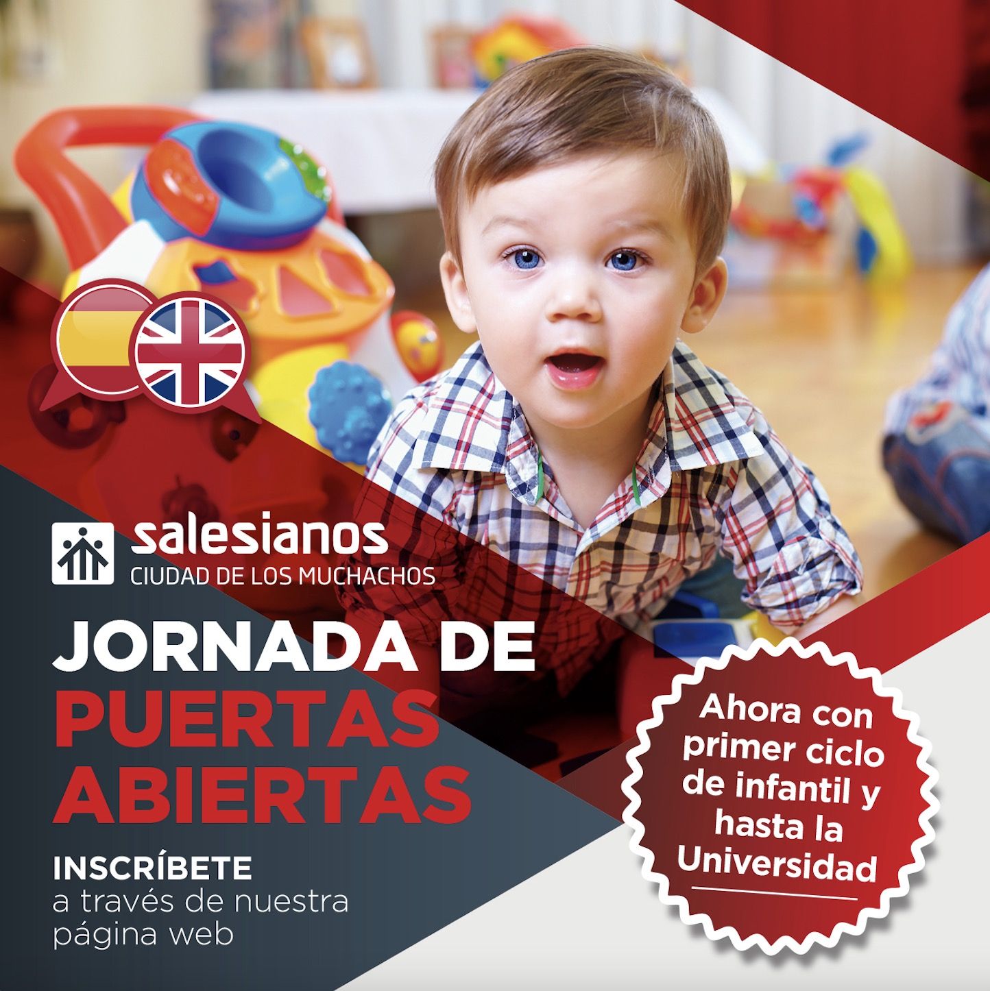 El colegio Salesiano Ciudad de los Muchachos amplía su oferta formativa desde los dos años hasta la universidad