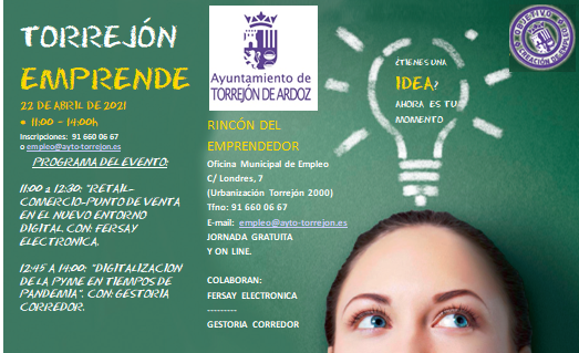 Fersay participa junto al Ayuntamiento de Torrejón de Ardoz en unas jornadas sobre emprendimiento