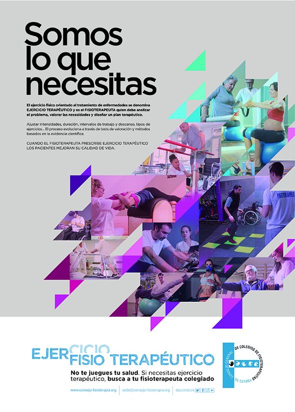El CGCFE lanza la campaña: "Ejercicio Terapéutico es Fisioterapia"