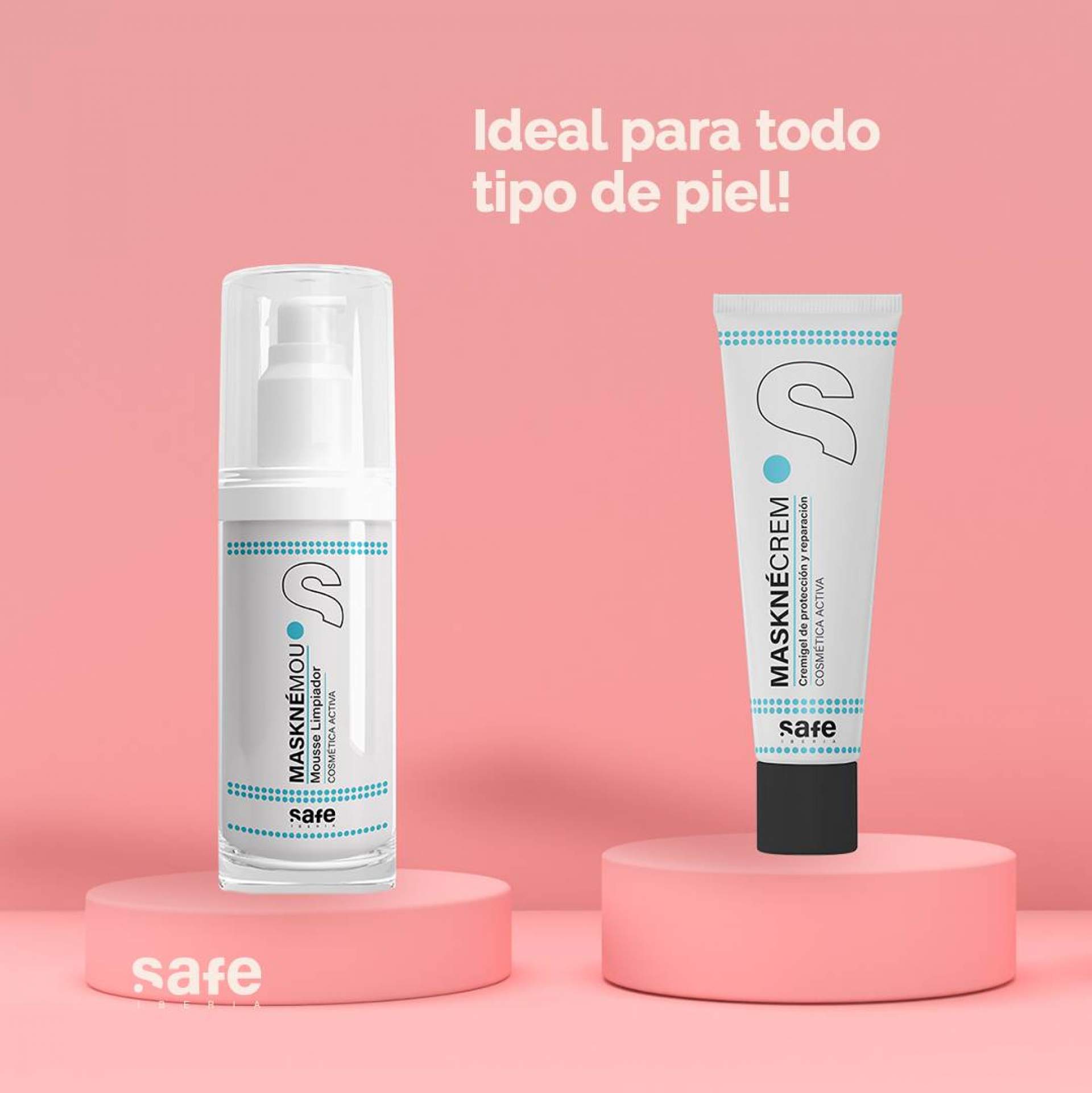 MASKNÉRITUAL, la línea de cosméticos de Safe Iberia que se establece como la solución activa y natural para la reacción cutánea