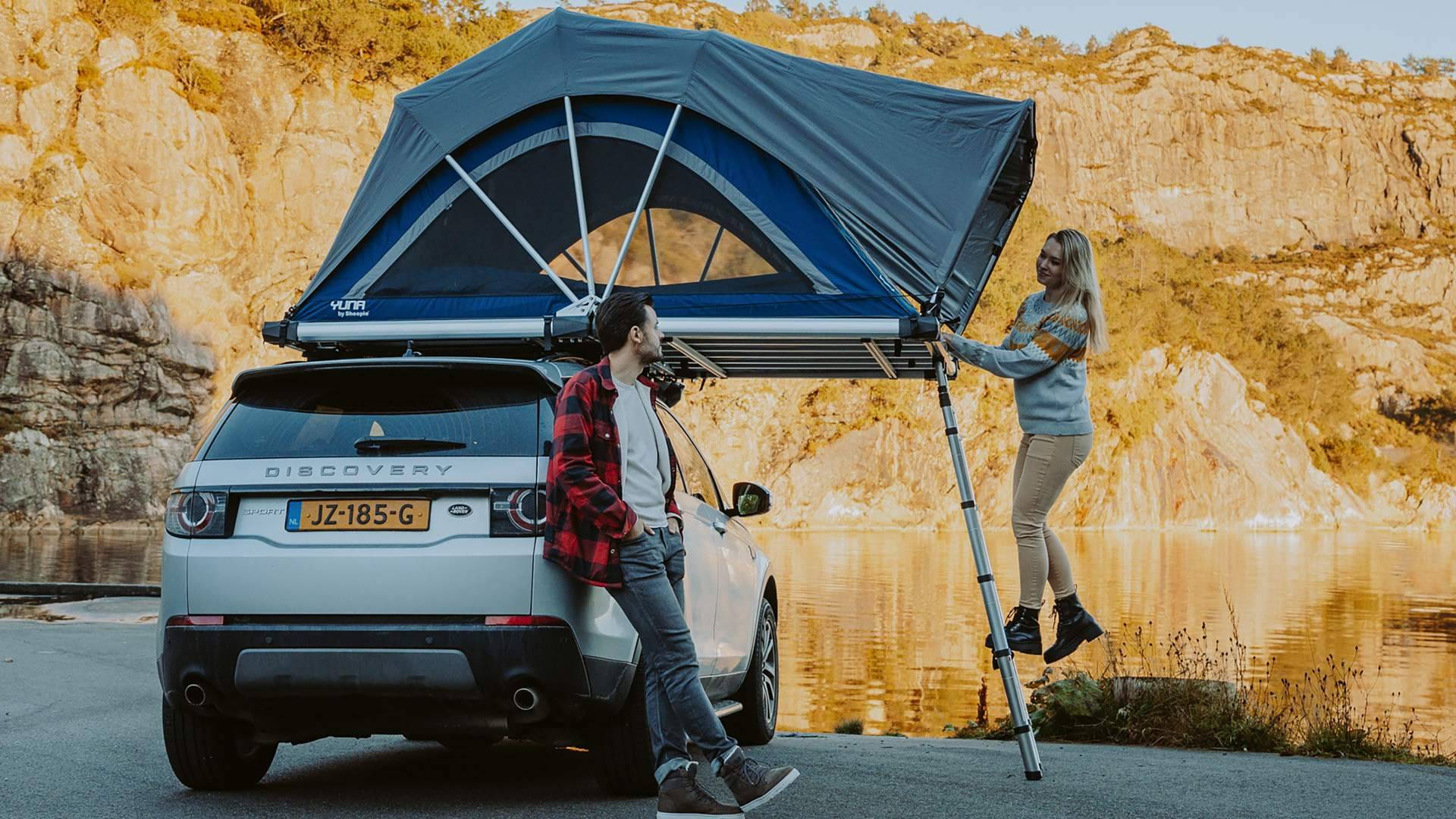 Tiendas de techo coche de las marcas Sheepie y Eezi Awn en la tienda especializada Fox Camper