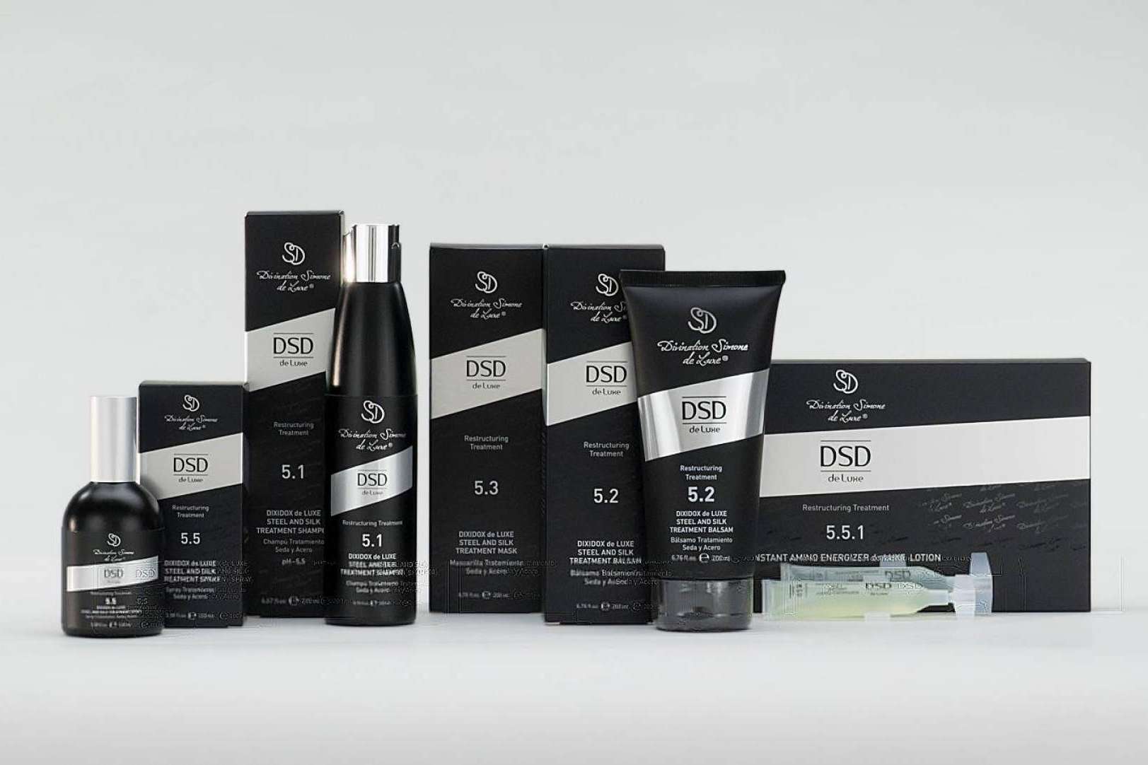 Es posible recuperar la calidad del cabello con la línea 5 reestructurante de DSD de Luxe