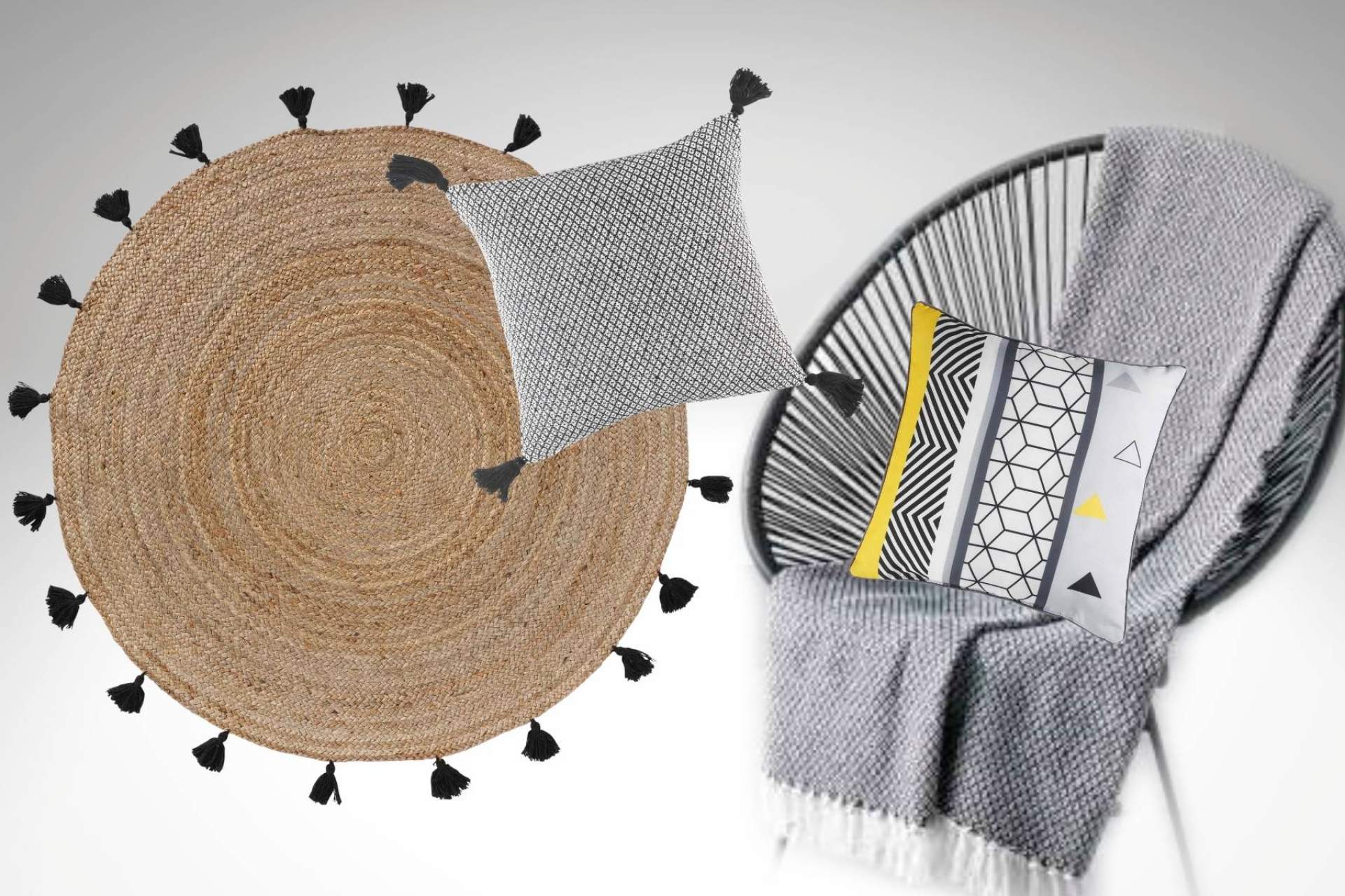 Iglú Tiendas dispone de una combinación de cojines con relleno y fundas de sofá para ambientar el comedor