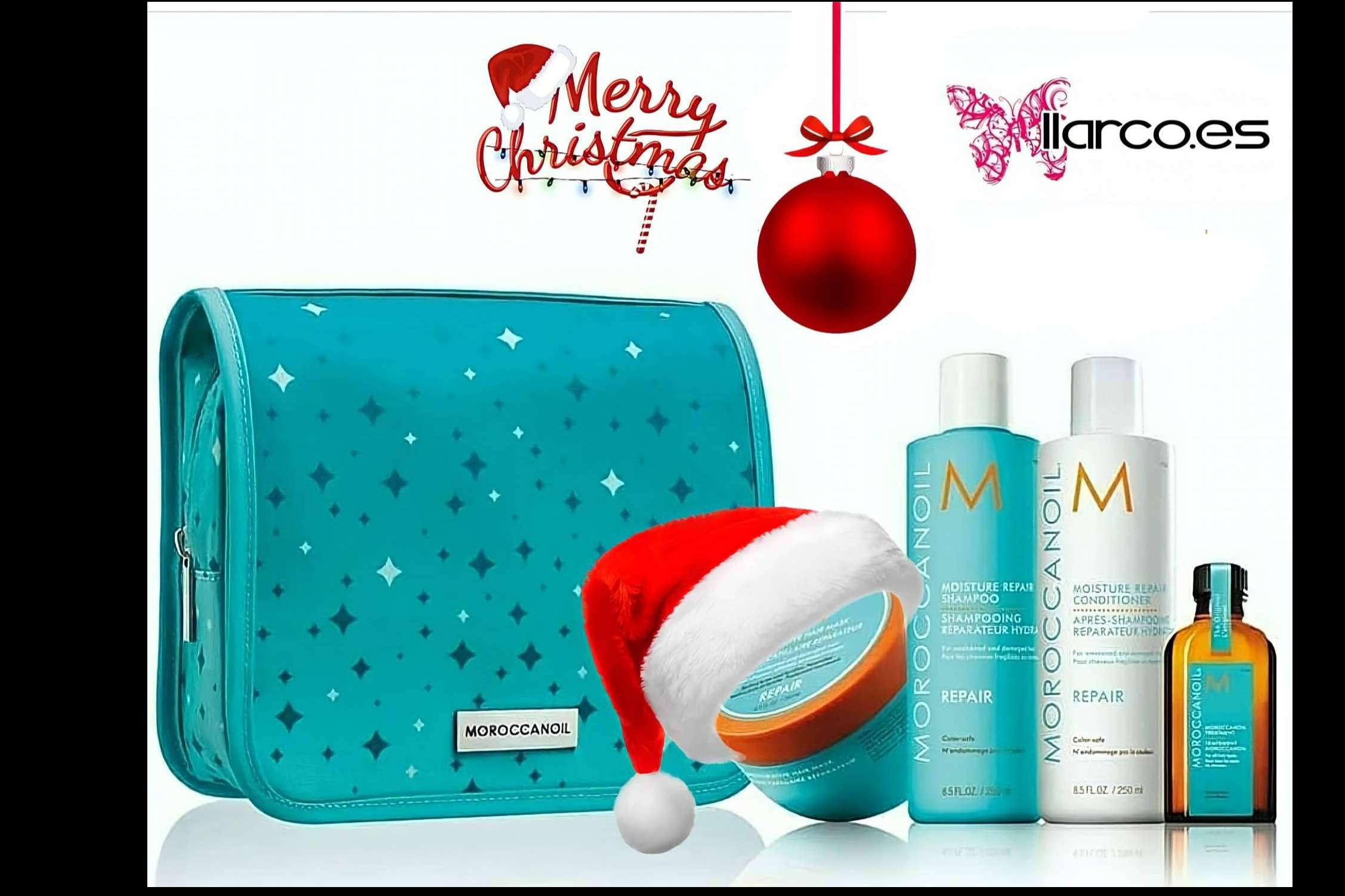 La tienda online de Llarcó ya ofrece a los clientes los sets de Navidad Moroccanoil