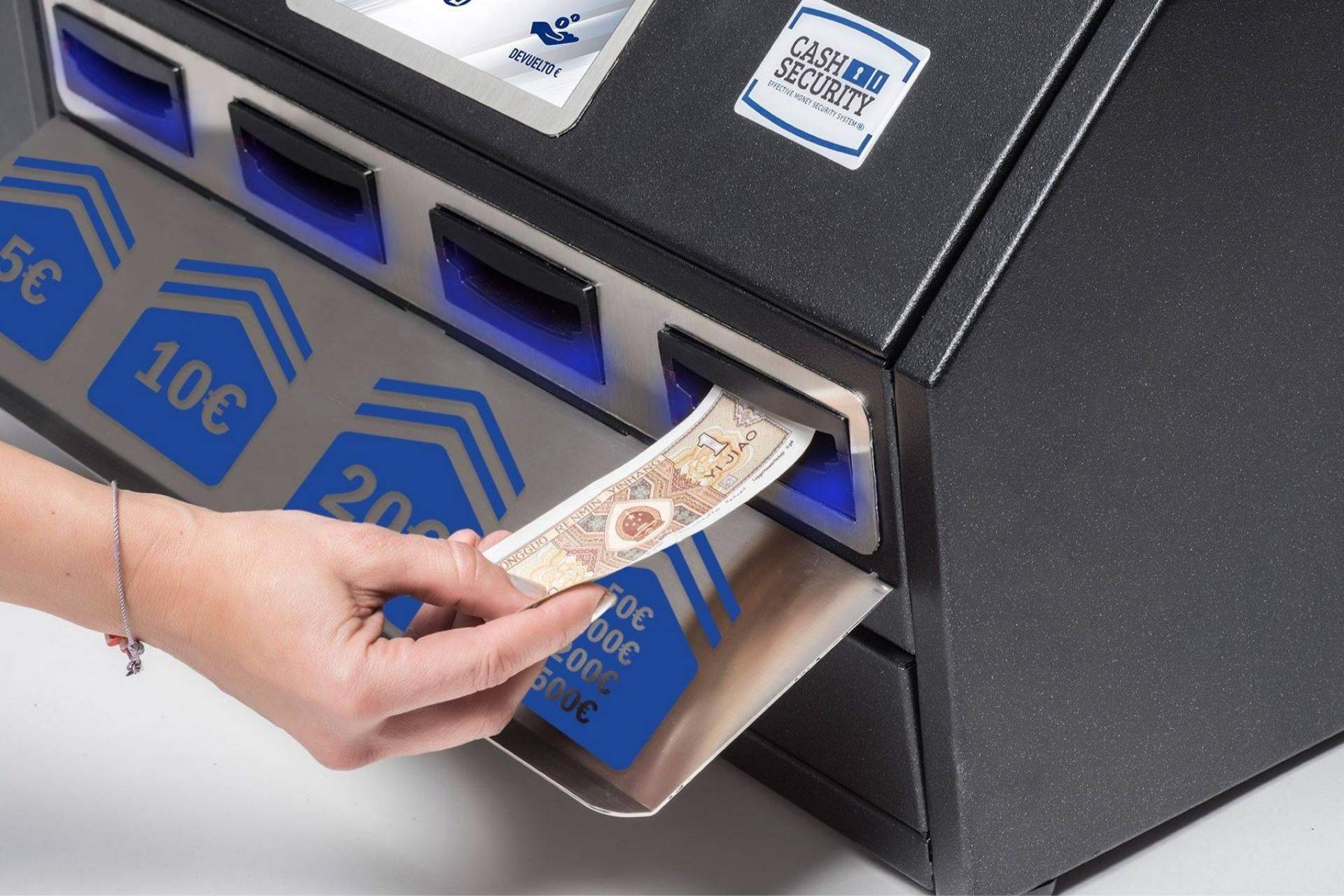 Detectar billetes falsos con Cashsecurity