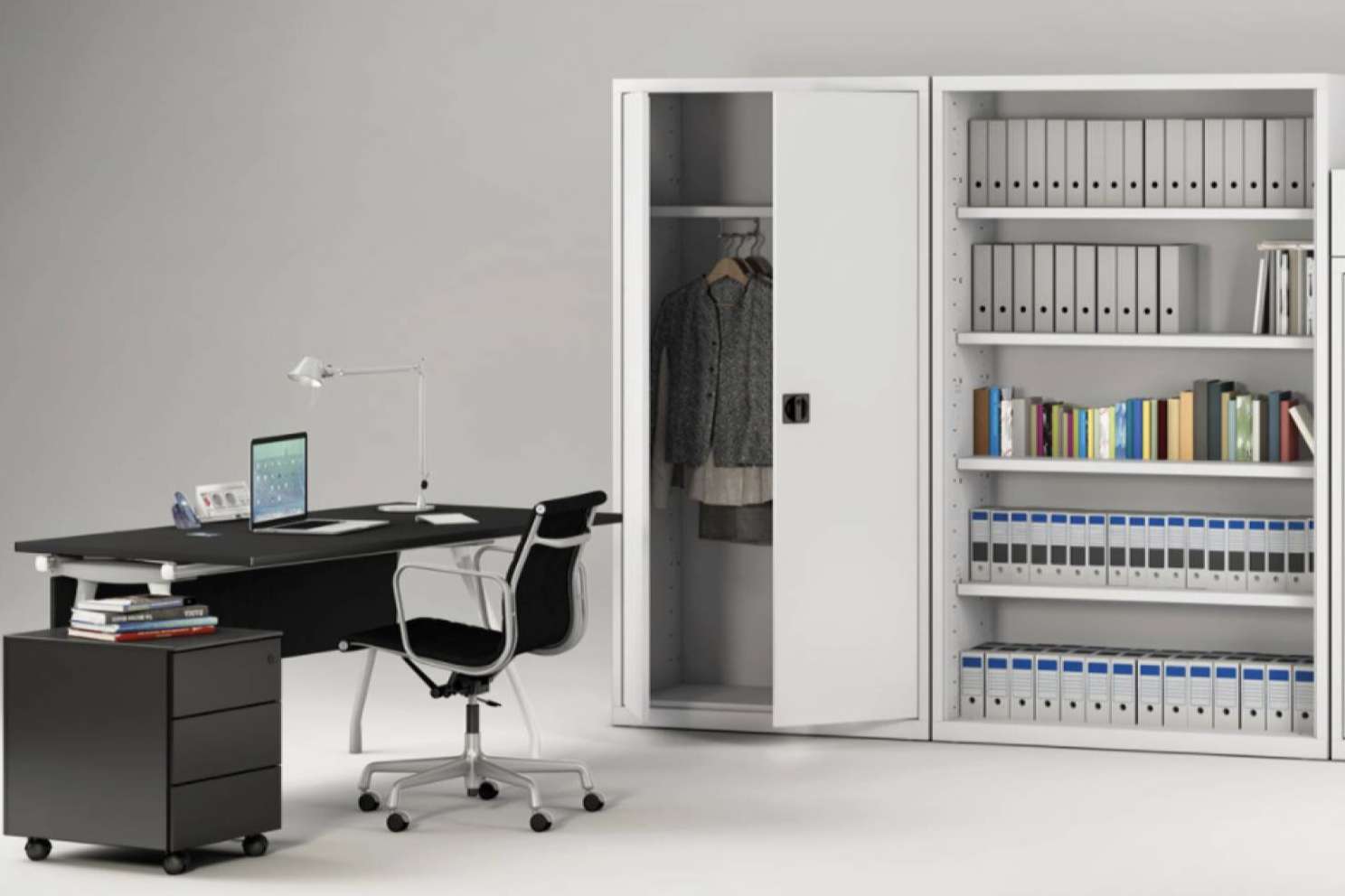 La empresa de mobiliario de oficina OfficeDeco ofrece variedad de armarios metálicos