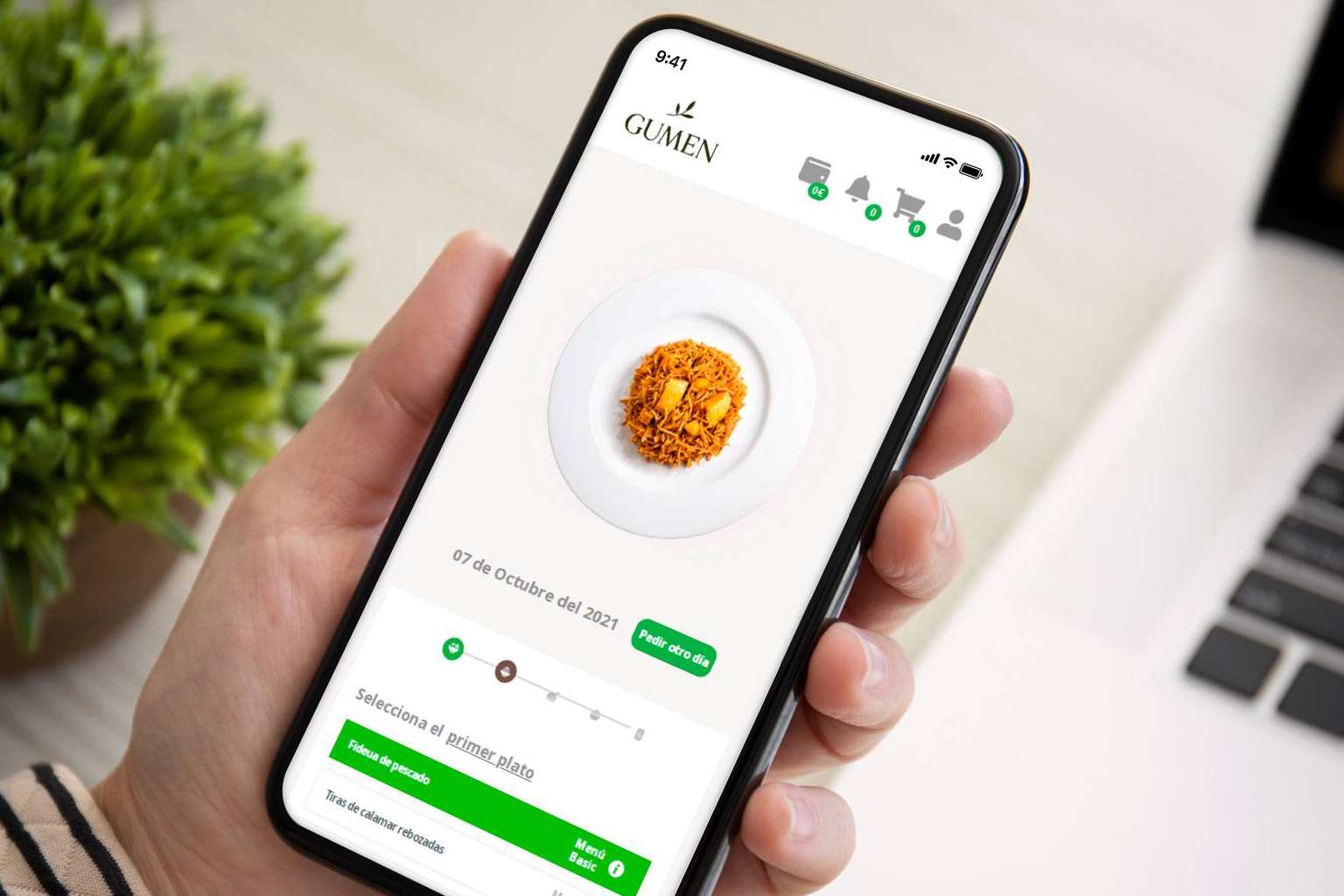 Comer en casa o en la empresa de la mano de Gumen