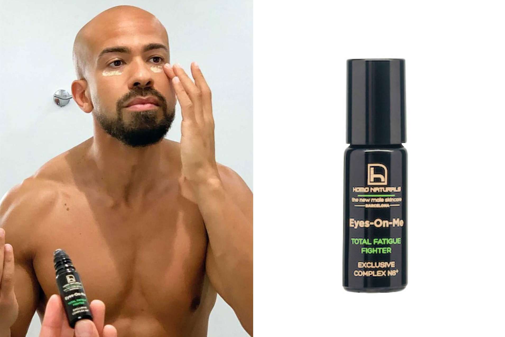 Los hombres también pueden olvidarse de las ojeras gracias a Homo Naturals
