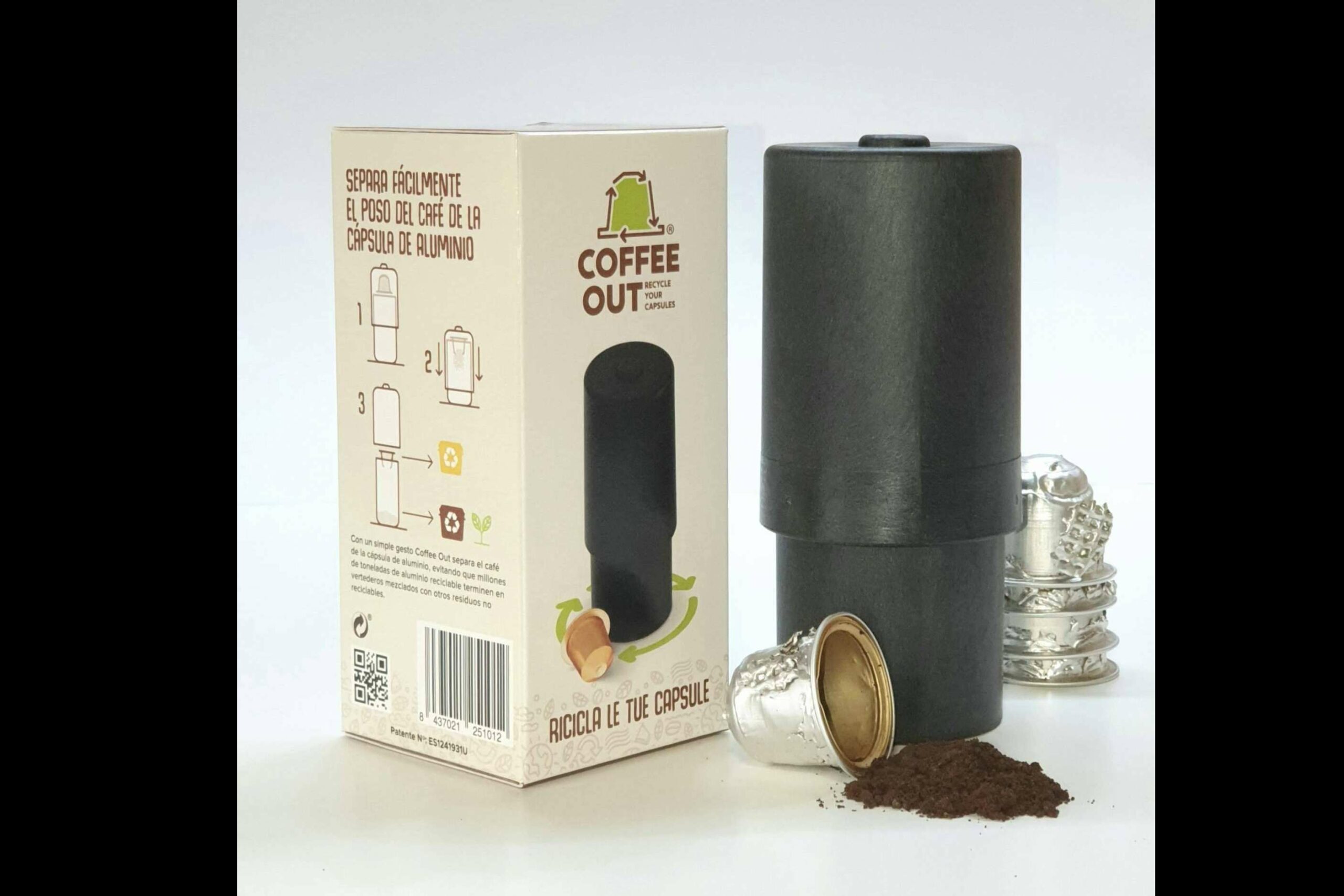 Coffee Out y su propuesta para reciclar café y darle un segundo uso