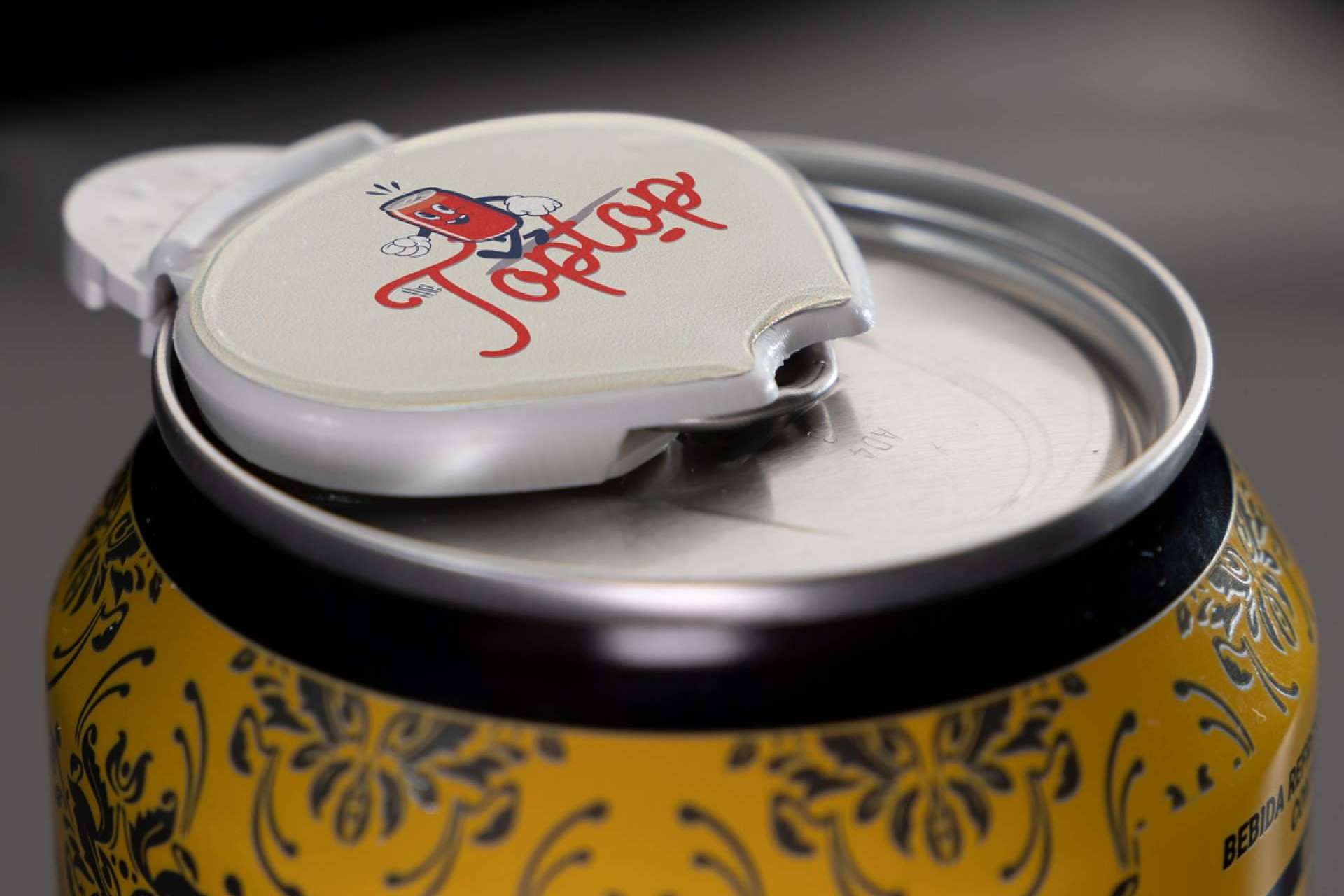 El nuevo tapón para latas personalizable se llama THE TOPTOP
