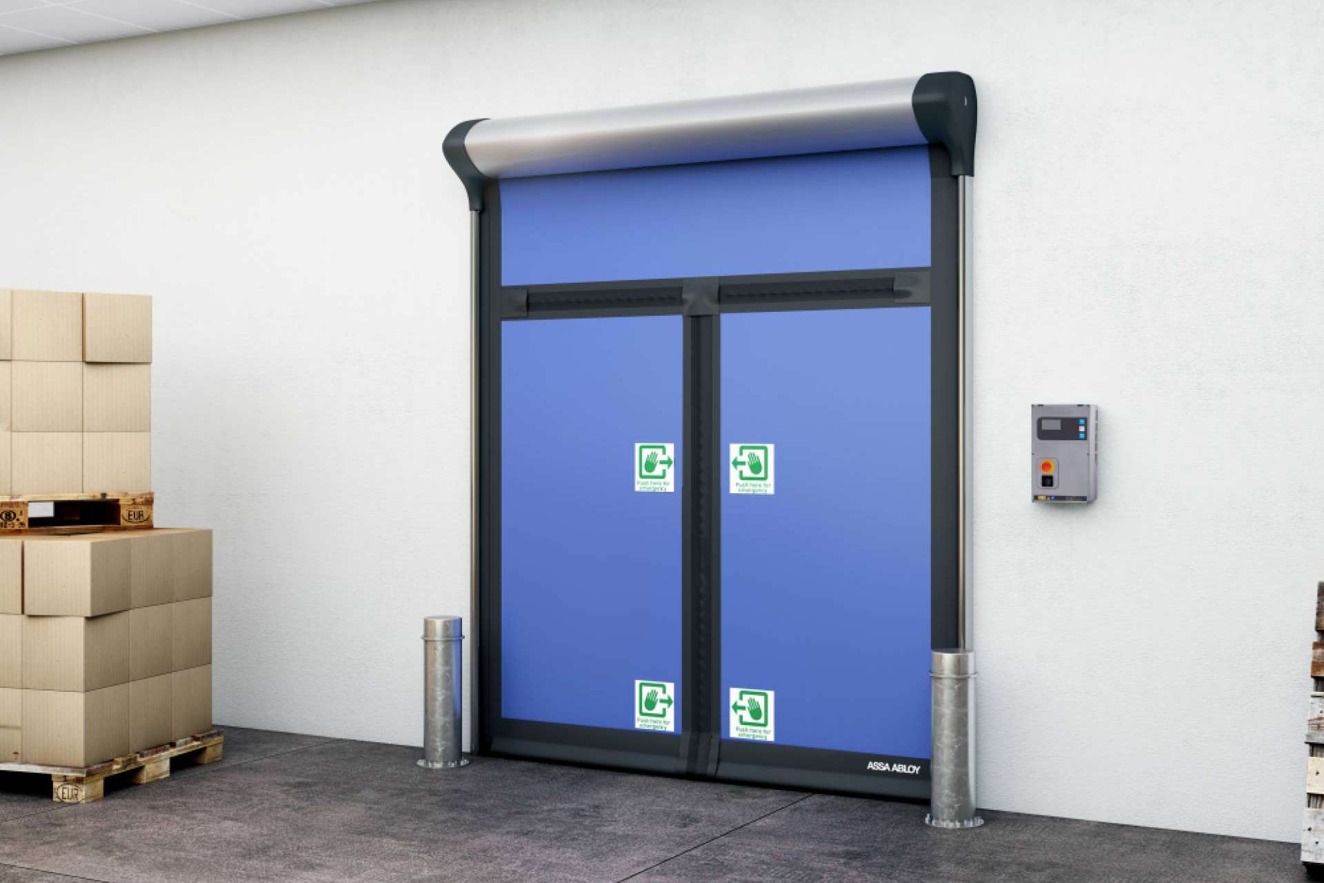 ¿Cómo funcionan las puertas rápidas de alto rendimiento para salidas de emergencia?