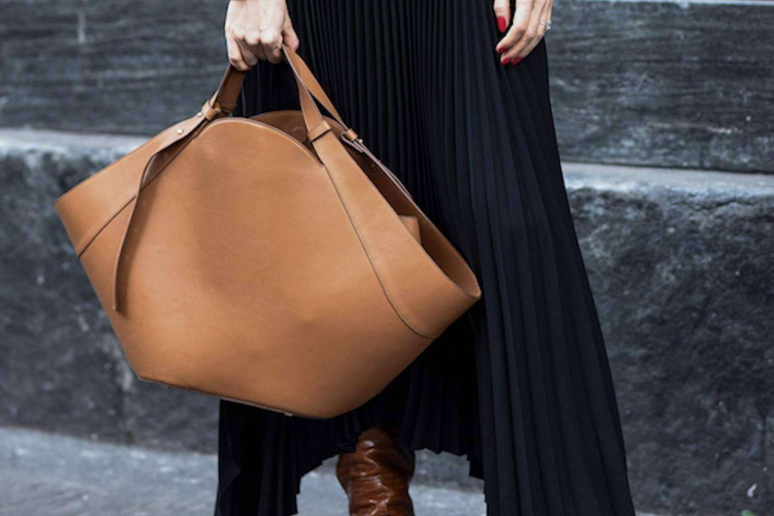El amplio catálogo de bolsos de lujo italianos de piel lavada de Grecca By Mia