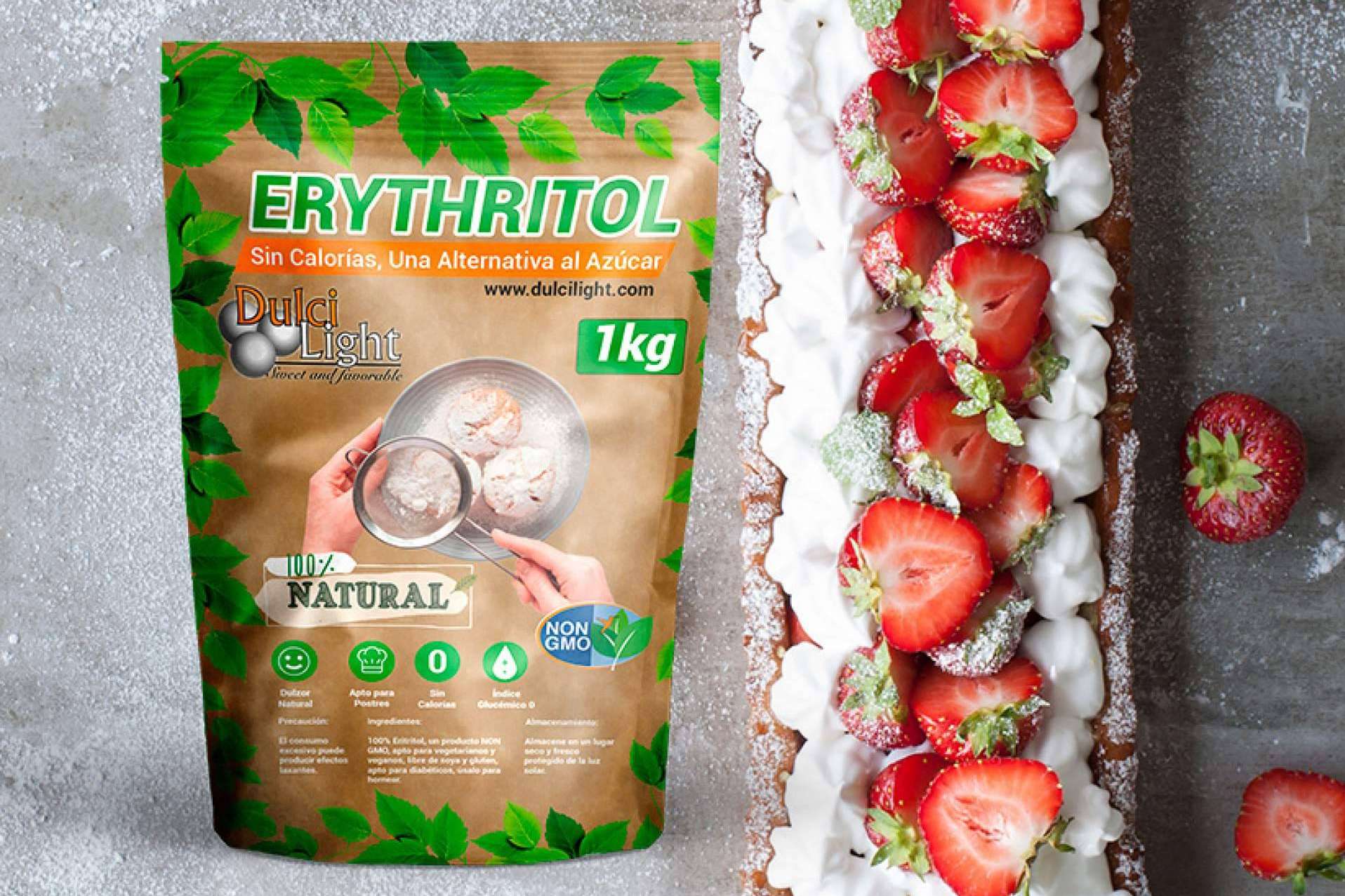 El eritritol y el Edulcorante Moreno Zero de la marca Dulcilight, todo un éxito de ventas que arrasa en Amazon