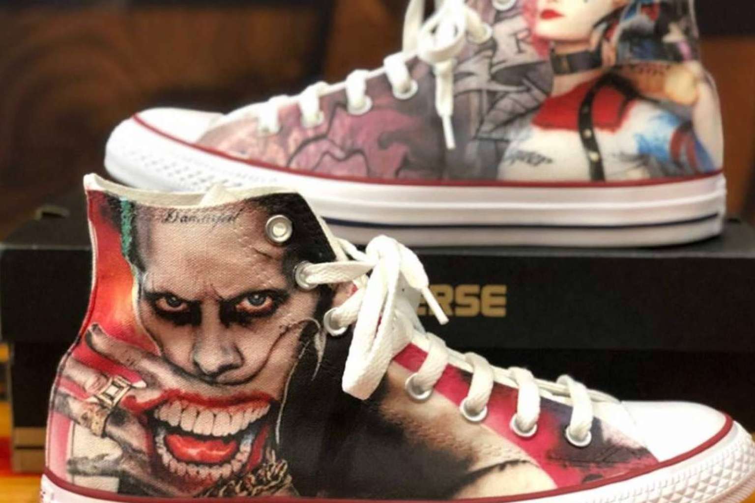 Las zapatillas personalizadas originales que ofrece AMM AEROGRAFIA