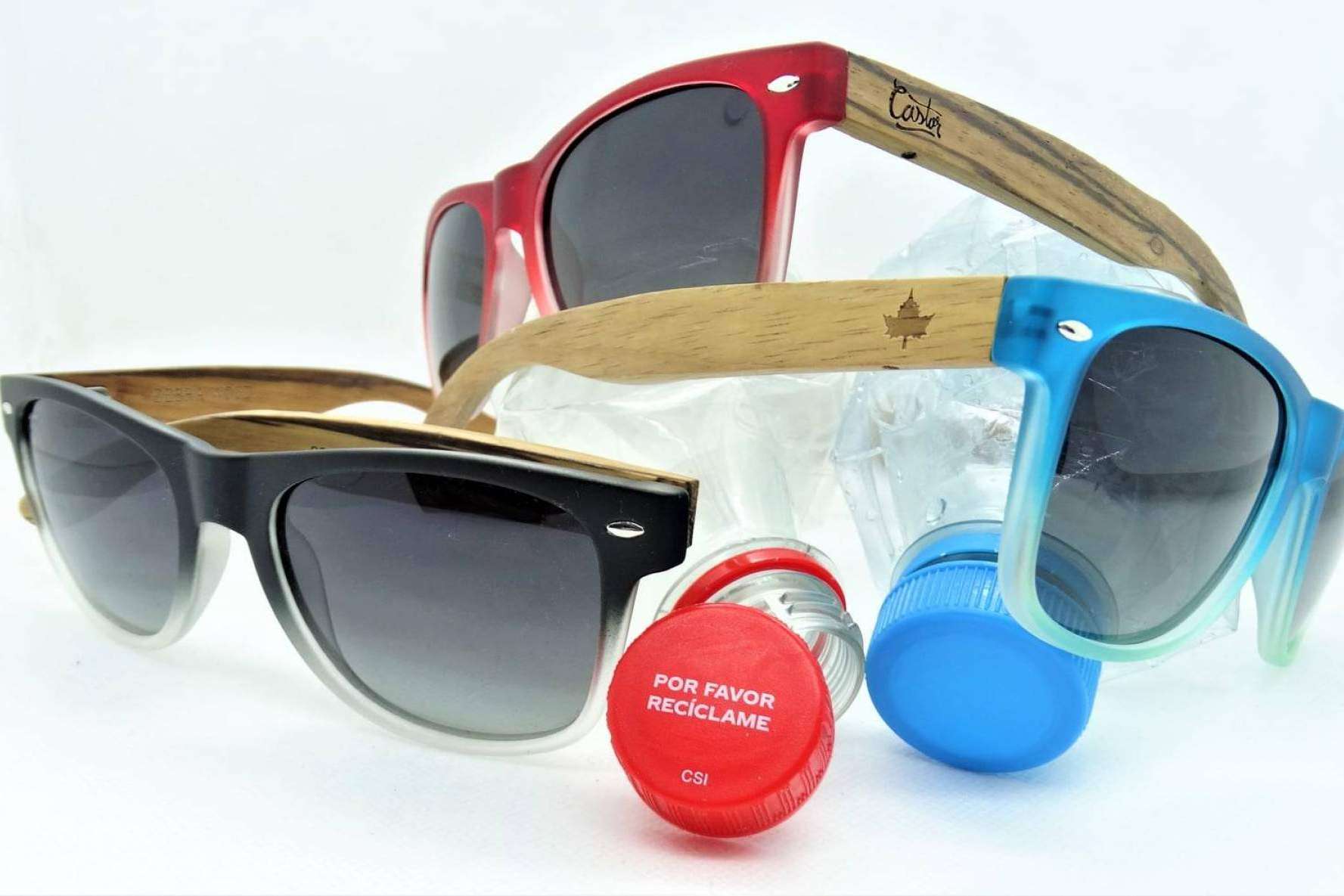 Cuidar la vista y el planeta a través de las gafas de sol de plástico reciclado de Castor Sunglasses