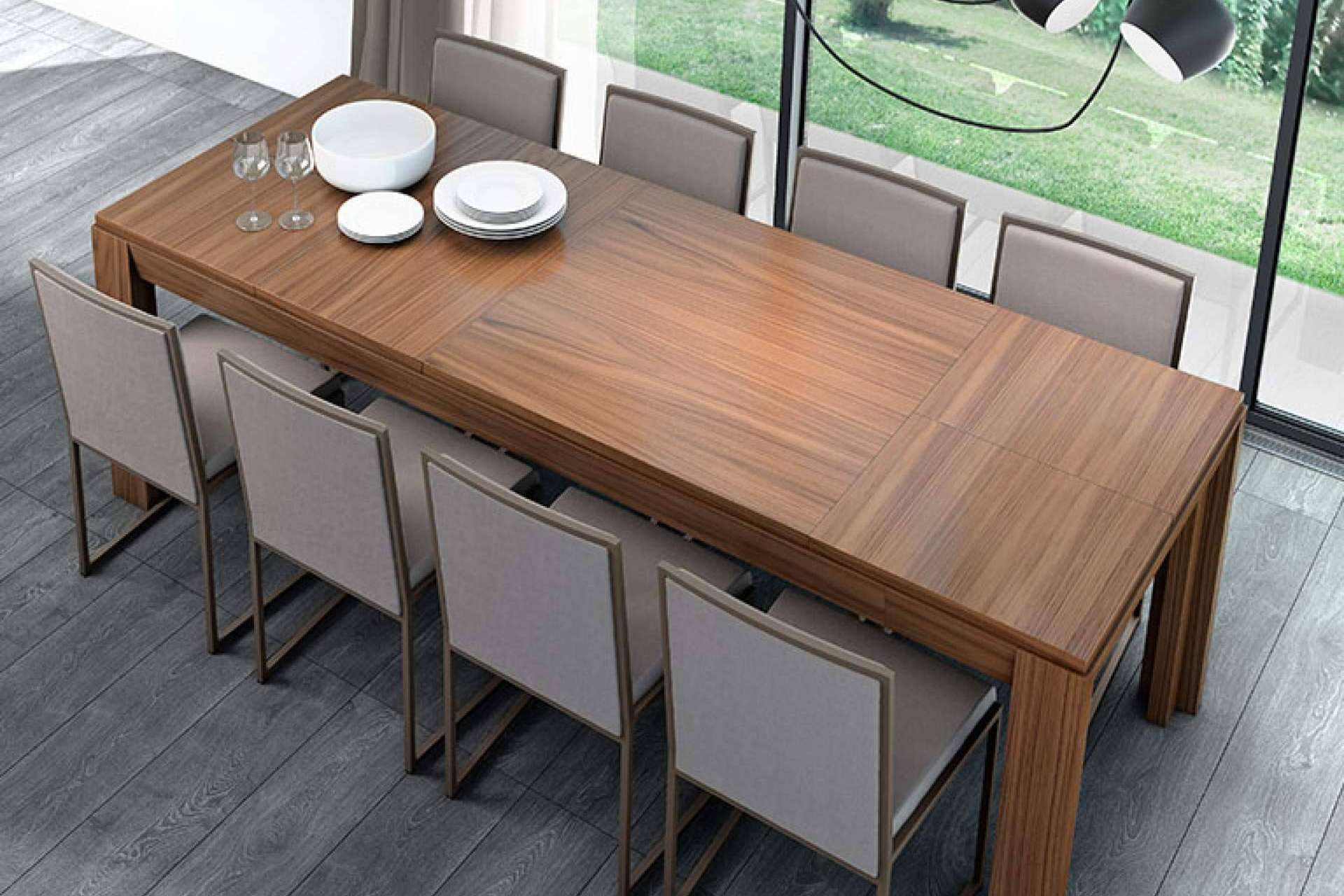 Monrabal Chirivella ofrece mesas de comedor de madera