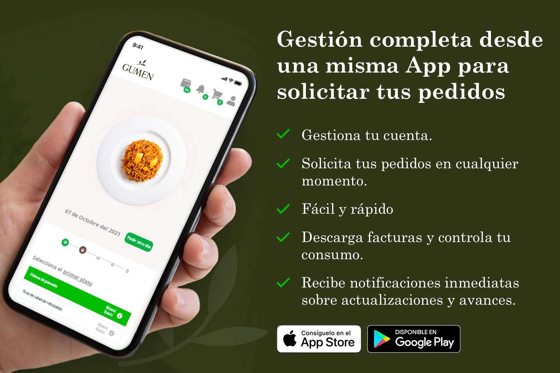 Gumen ofrece comida de calidad a domicilio por un precio excelente