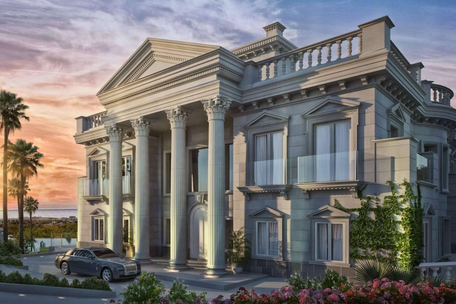 ¿Cuál es la mansión más imponente de Ralph Feder en Sierra Blanca Marbella? Villa Palladio
