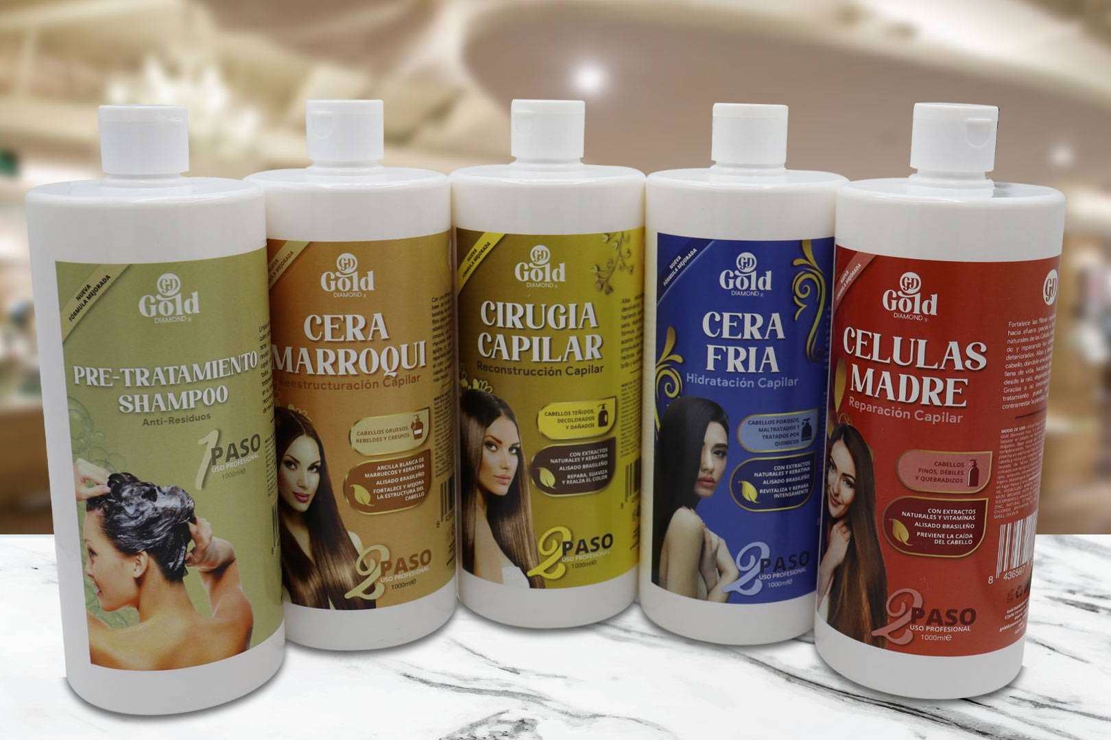 Los productos de Gold DIAMOND para el cuidado del cabello y los beneficios que aportan