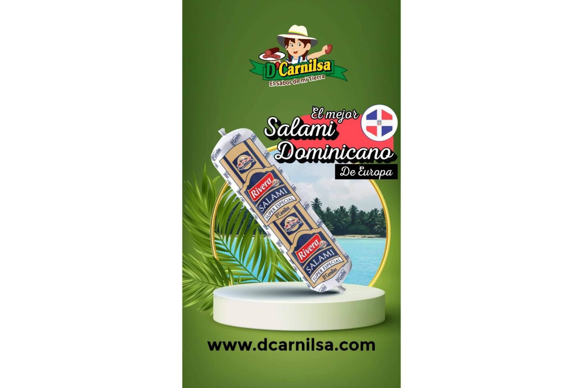 La fábrica de alimentos de origen colombiano D’Carnilsa distribuye salami dominicano