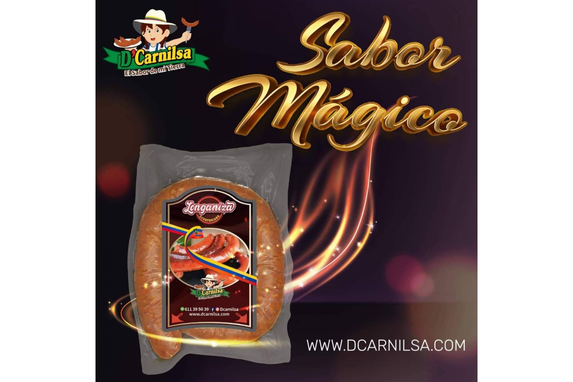 Longaniza ecuatoriana desde España para toda Europa con D’Carnilsa