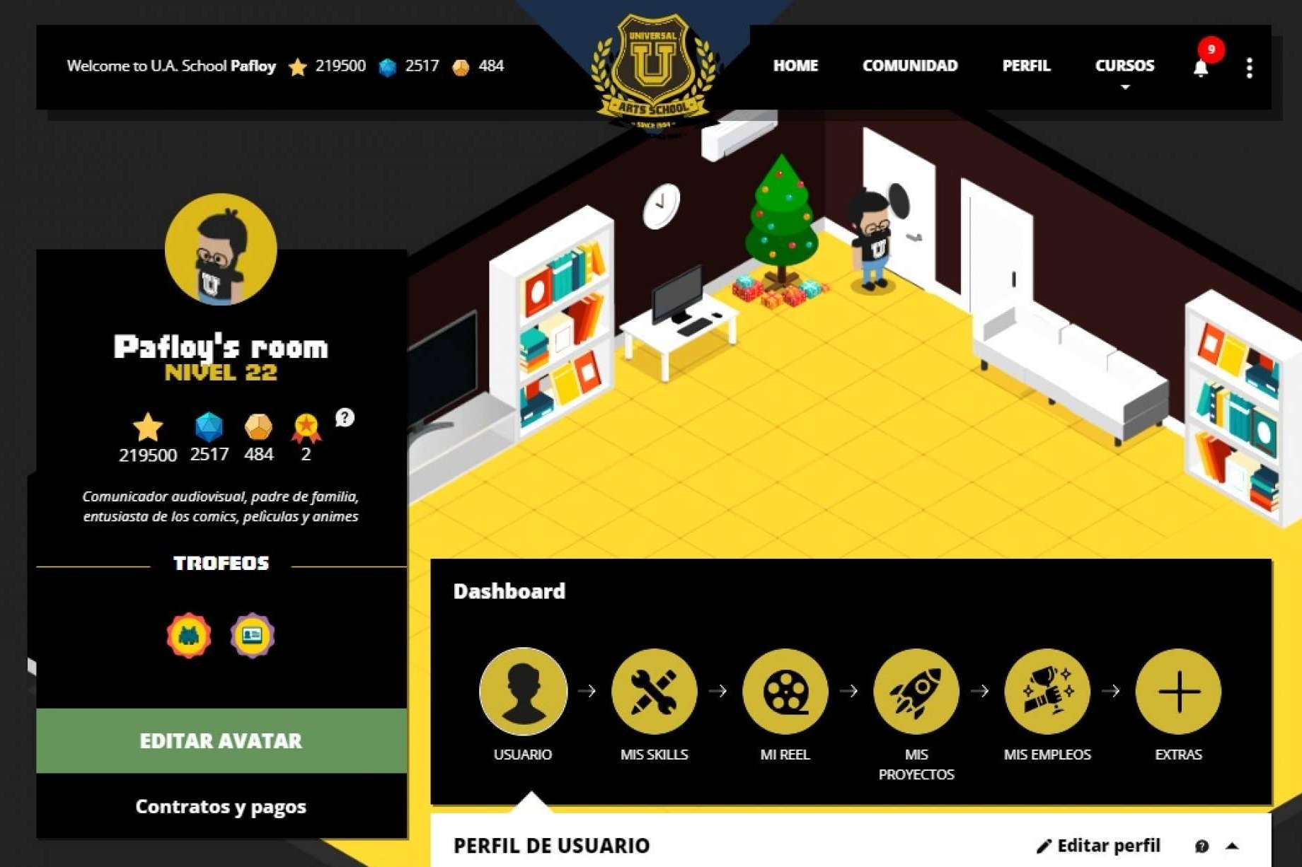 Un campus virtual gamificado con avatares, la apuesta de la Universal Arts School por las nuevas tecnologías