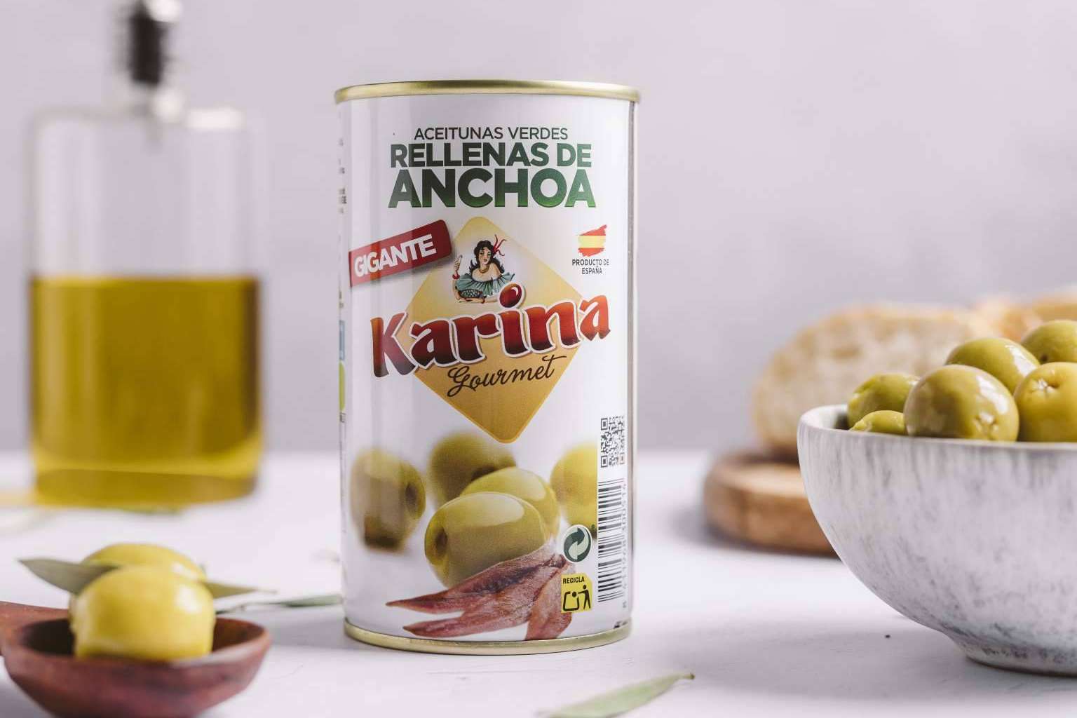 Karina, las aceitunas rellenas de anchoa de Murcia