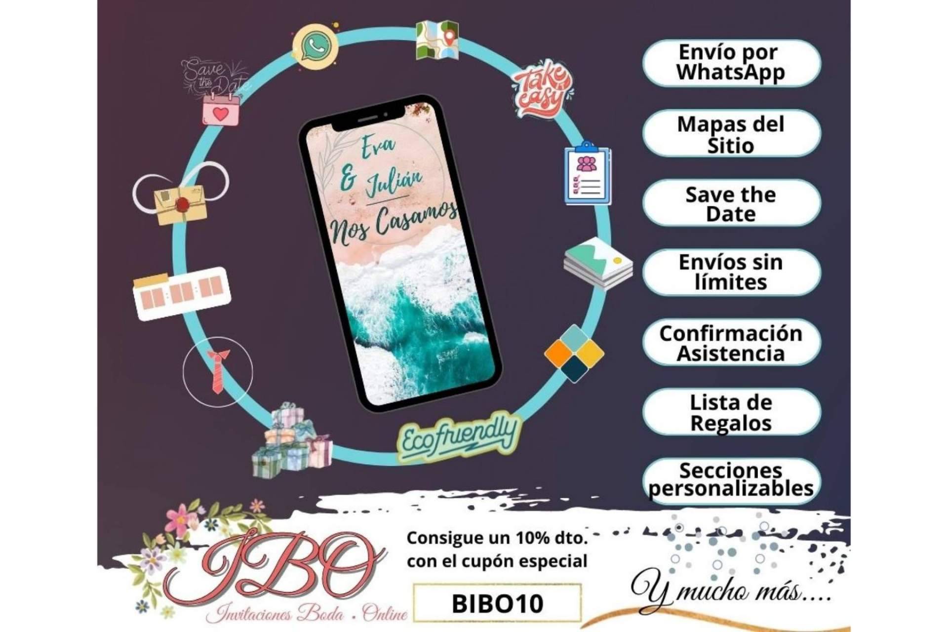 ¿Cuáles son los beneficios de las invitaciones digitales hoy en día?, con Invitaciones Boda Online