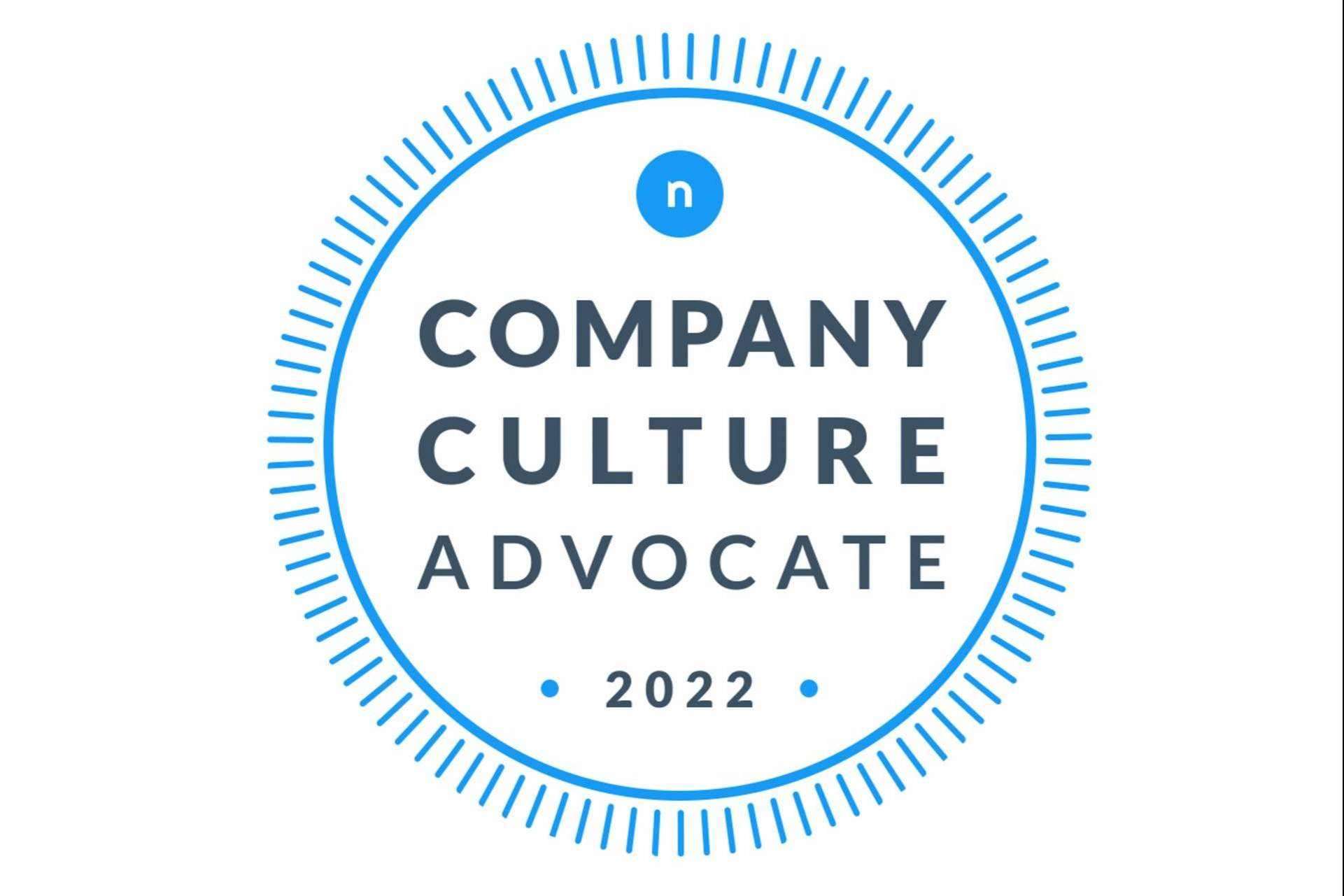 Nailted reconoce la buena cultura empresarial a través de su Company Culture Advocate badge