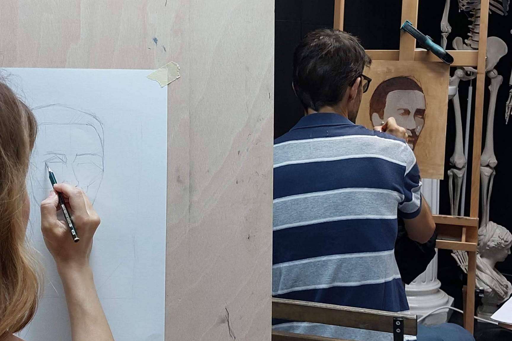 Programa anual de dibujo y pintura académica, de la mano de Estudio Ilógico