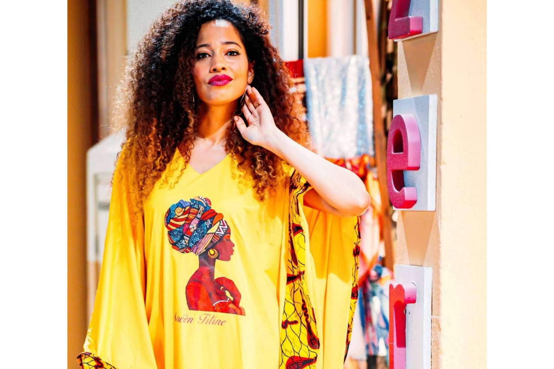 Prendas african print en la nueva colección de QUEEN TITÍNE