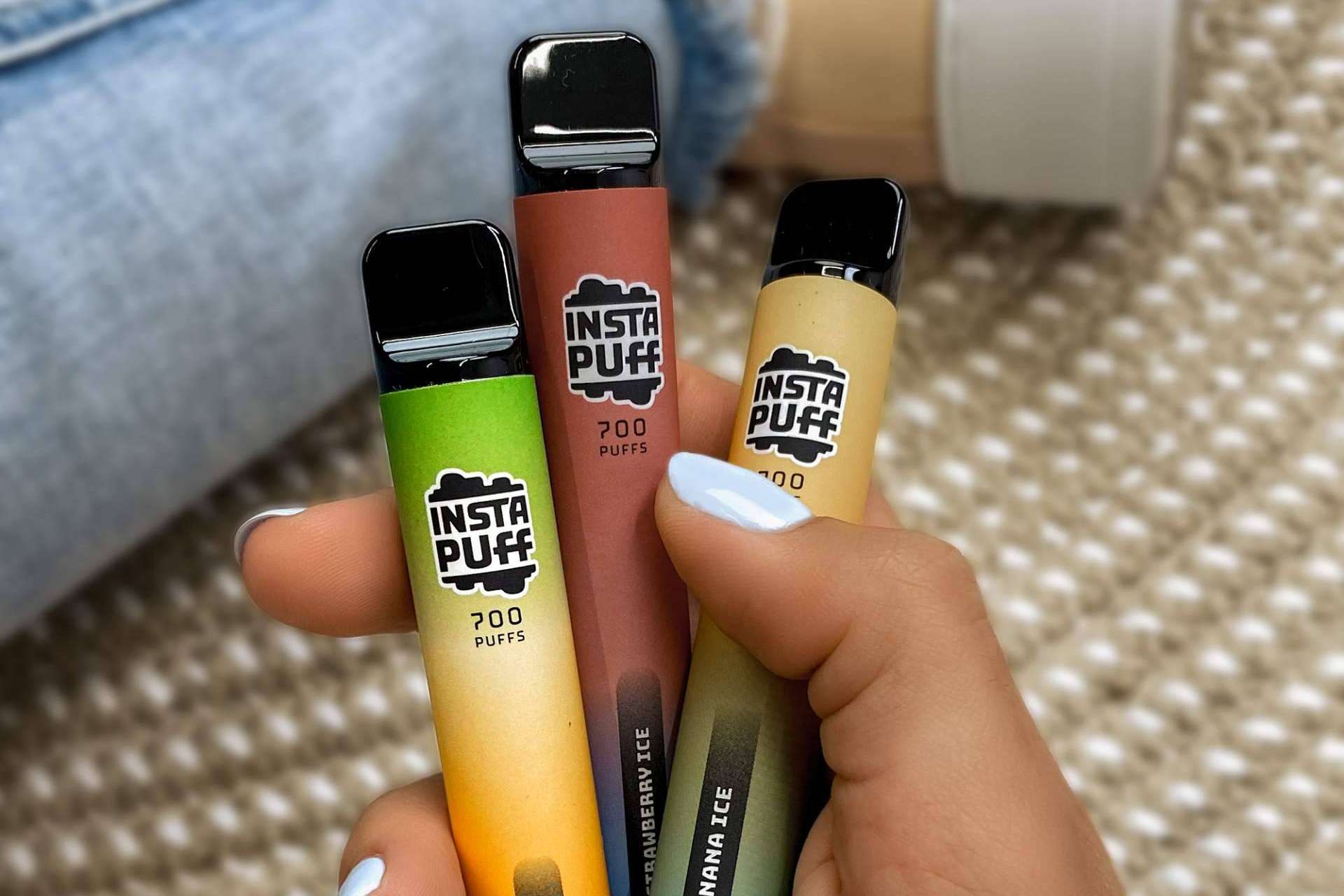 La marca Insta Puff ofrece varios productos en España