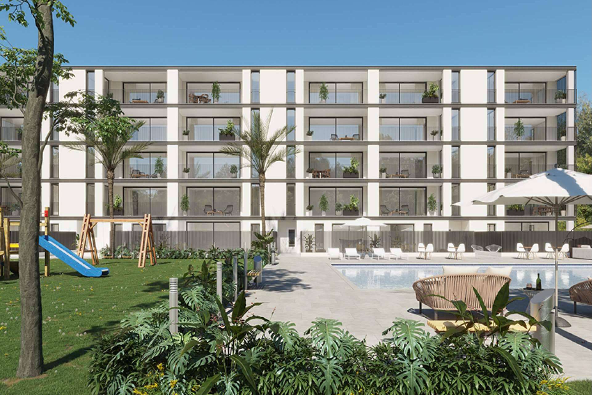 Renders de exteriores hiperrealistas para la promoción inmobiliaria, de la mano de VisualRE