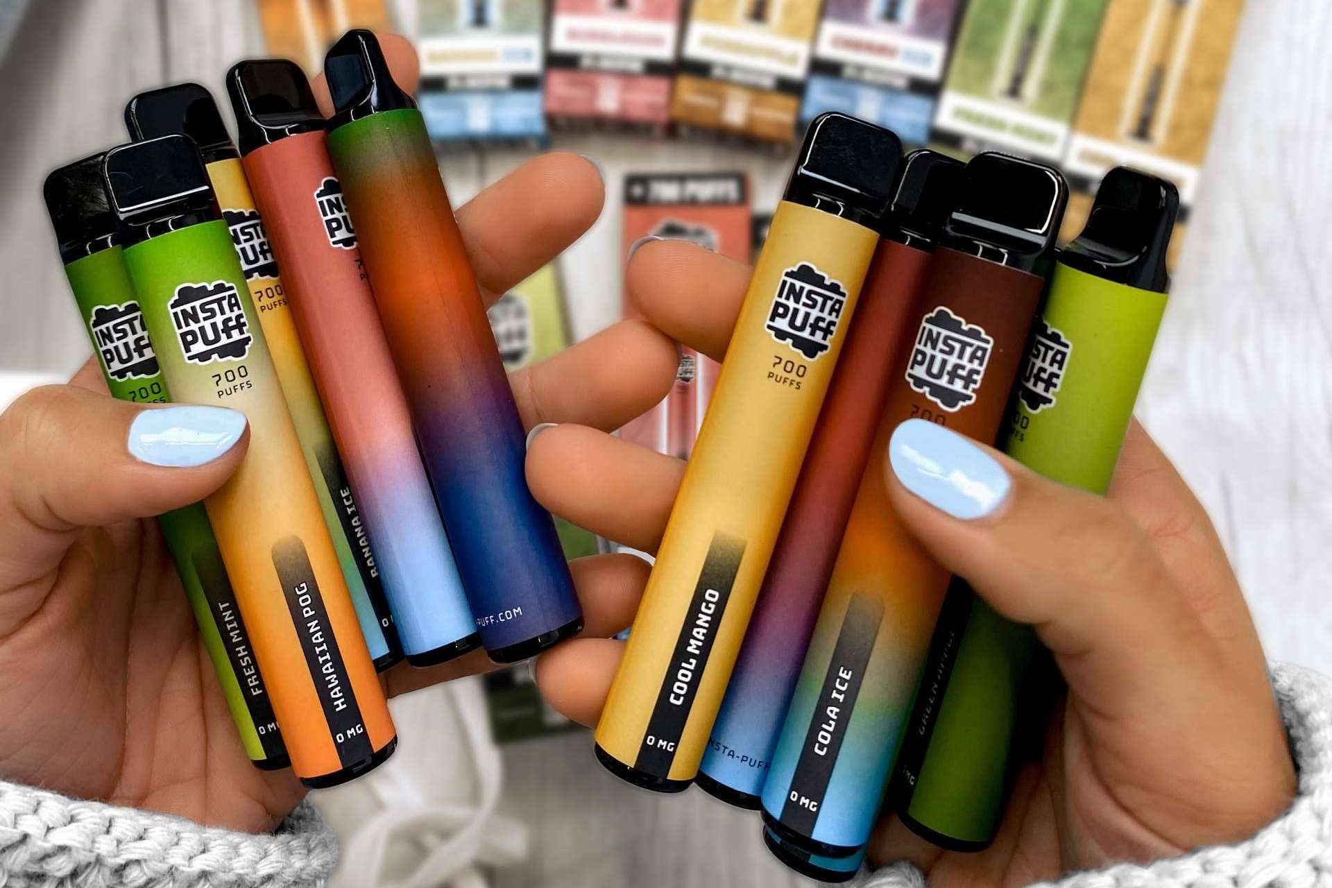 Aroma King dispone de Insta Puff, la marca de vapers que ayuda a dejar de fumar