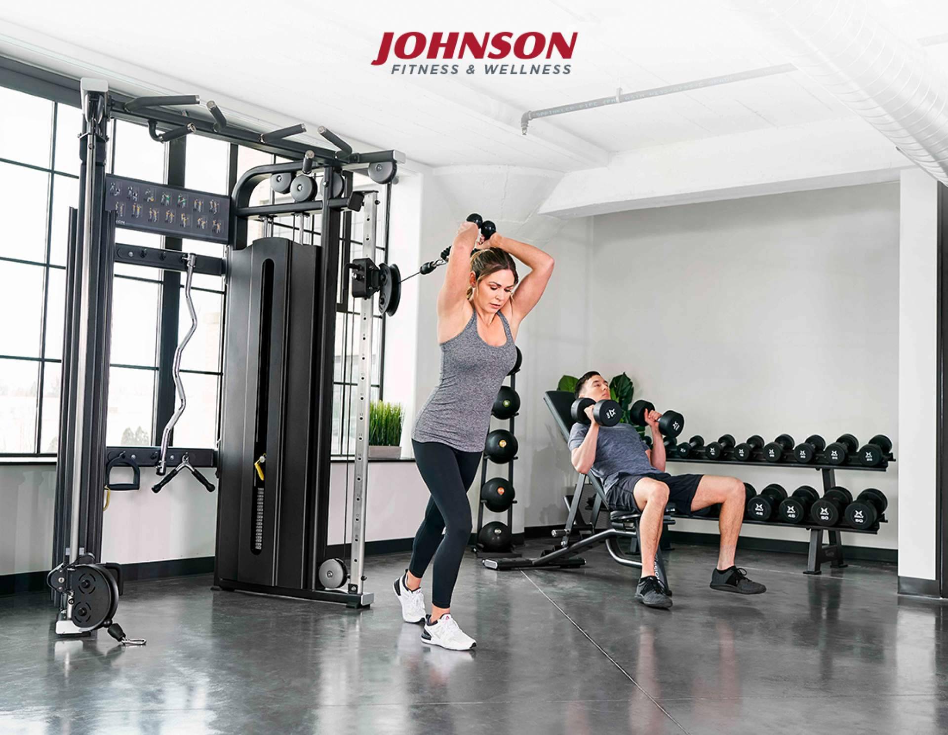 Las máquinas de musculación de Johnson Fitness, ideales para el entreno