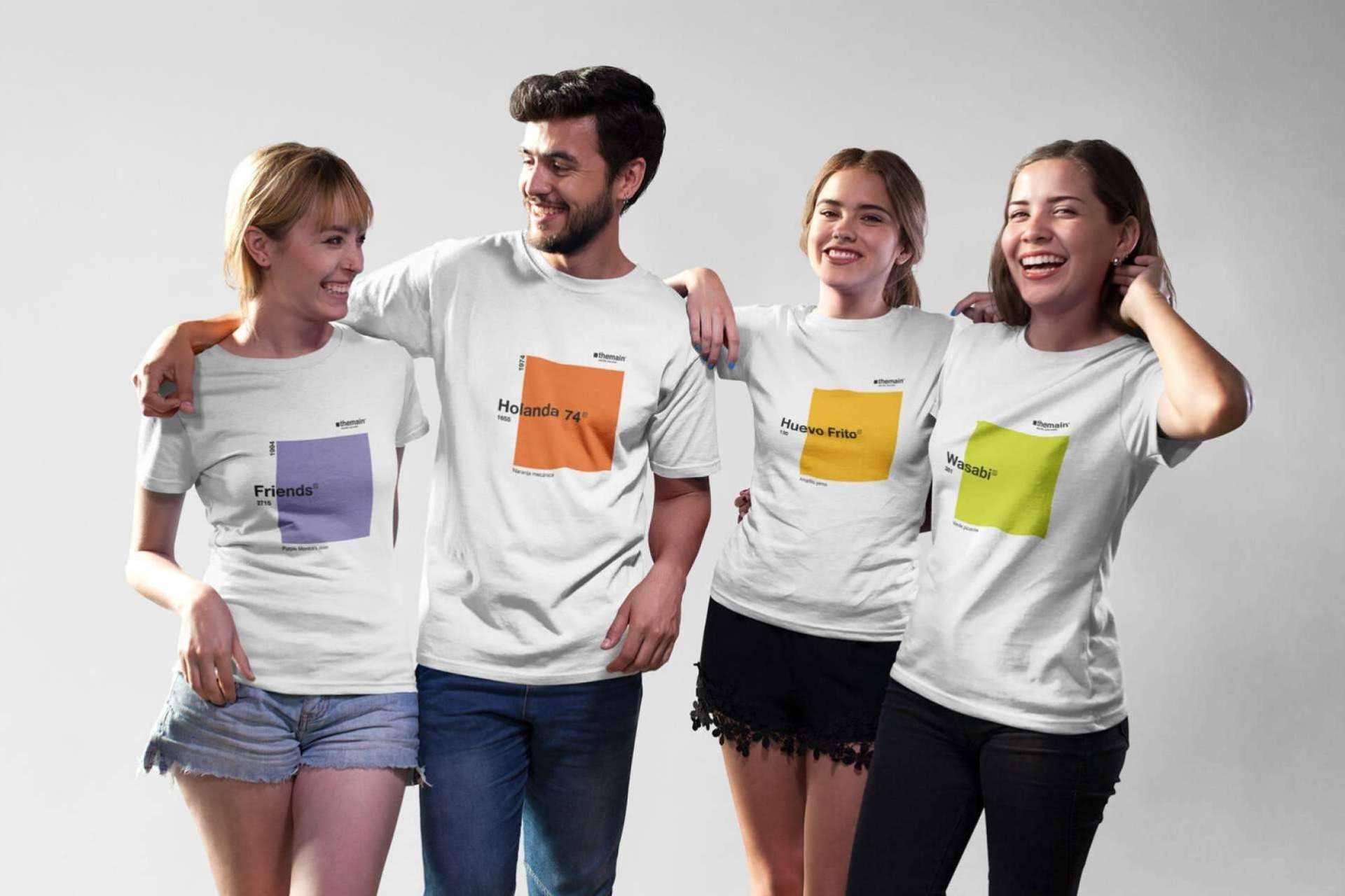 Themain presenta sus camisetas personalizadas a todo color