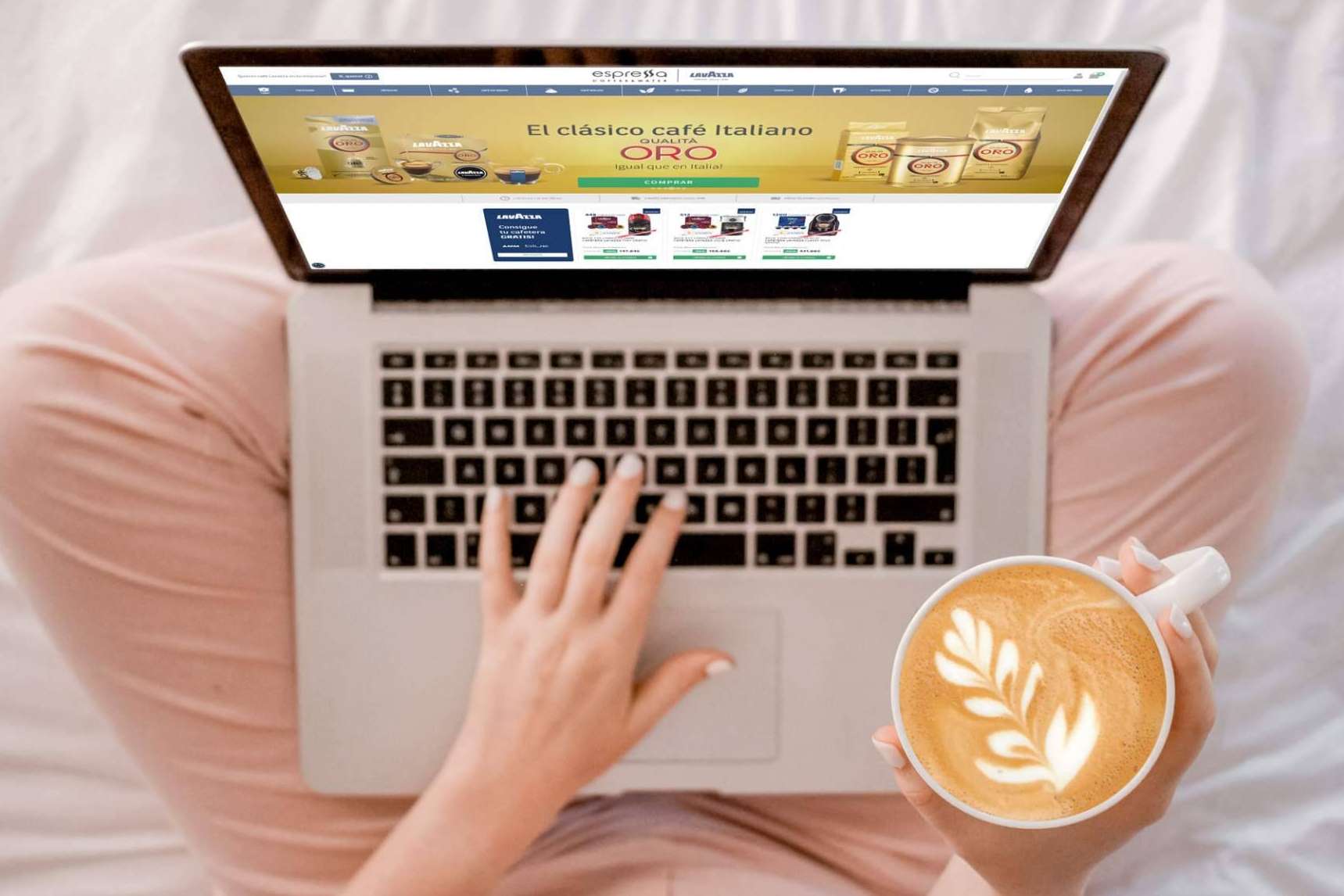 La tienda online de café Lavazza, Espressa Coffee and Water