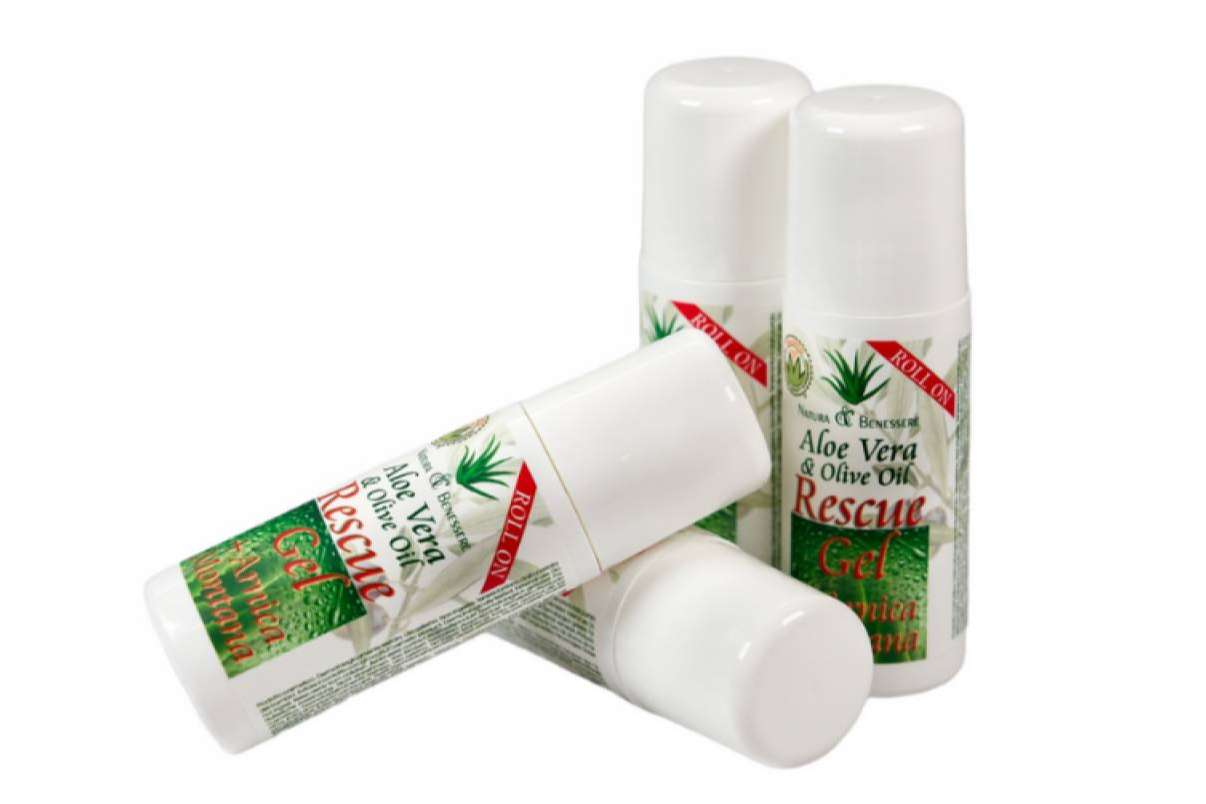 La tienda online de productos naturales para el dolor, FvDirect, y su gel para el dolor muscular Rescue Gel Arnica 3+1 de regalo