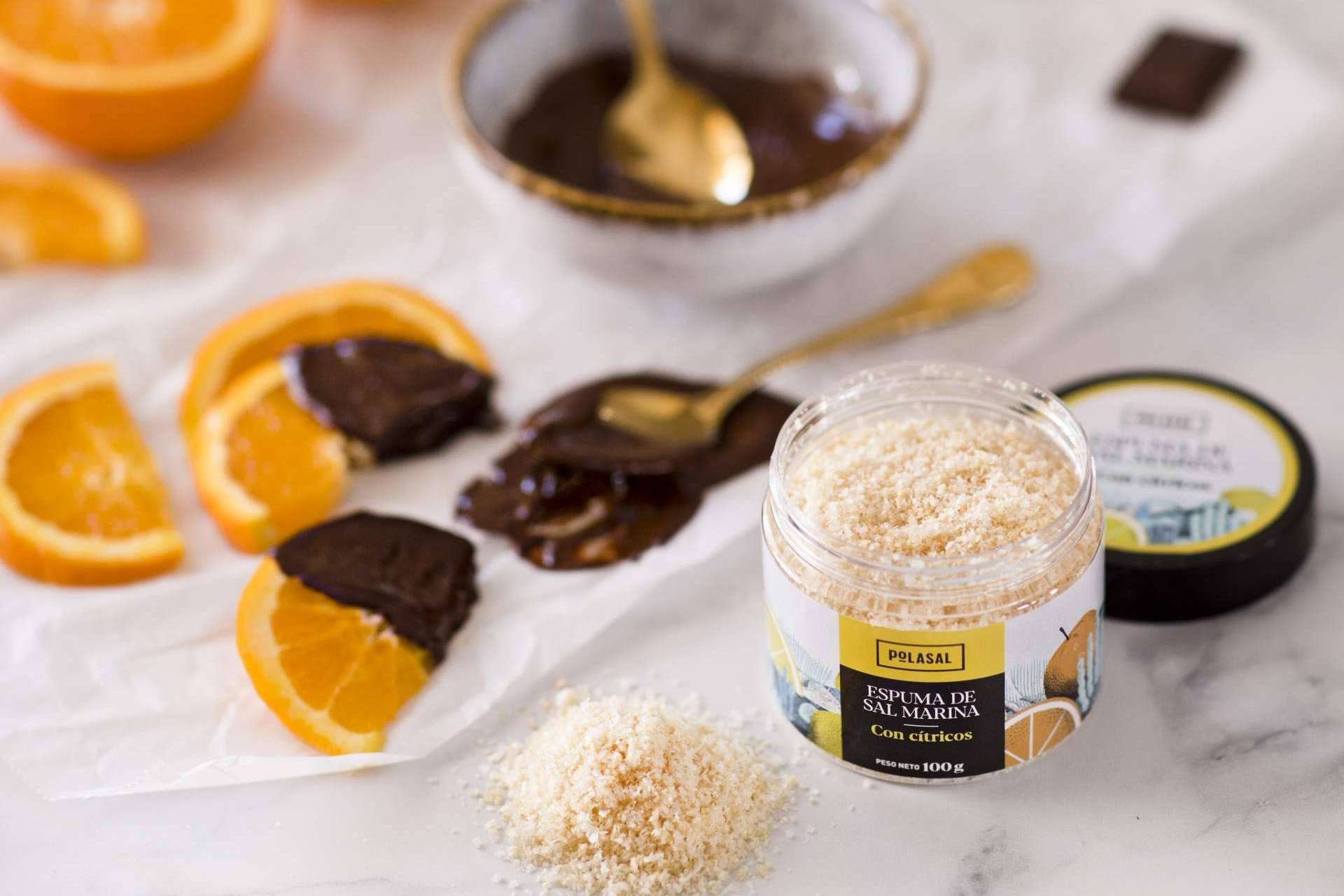La espuma de sal marina en la alimentación