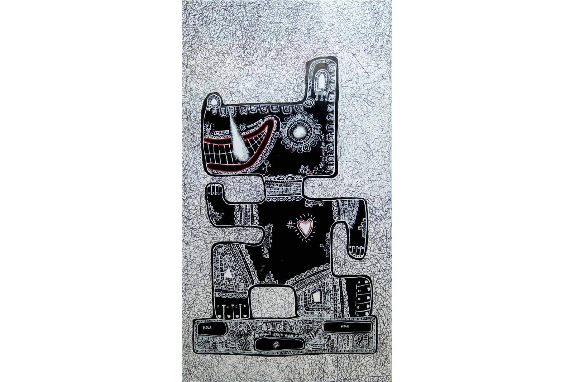 La obra del artista Guto Ajayu, exhibida en el pabellón boliviano de la Bienal de Venecia 2022