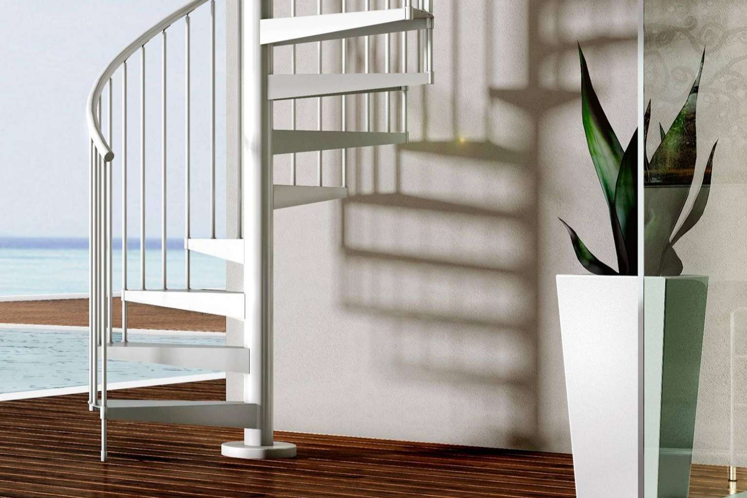 Instalación de escaleras metálicas de exterior, de la mano de Escaleras Enesca