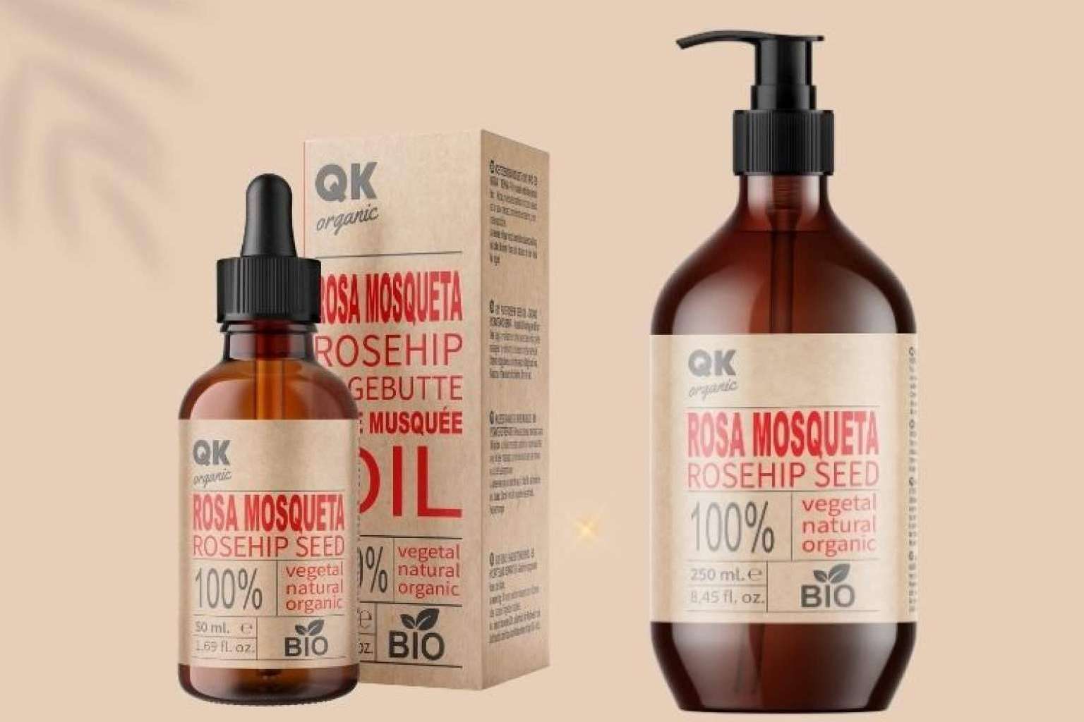 QK Natur sobre las diferentes ventajas del aceite Rosa Mosqueta