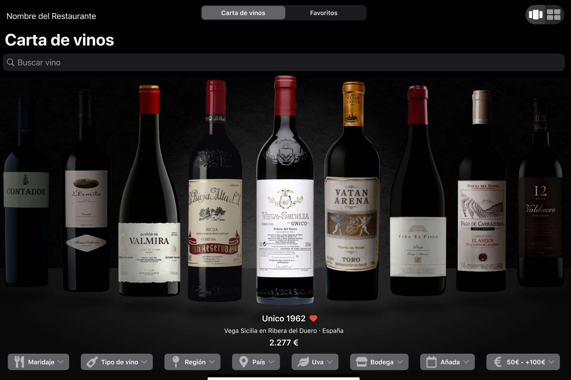 Winerim, los beneficios de tener una carta de vinos digital