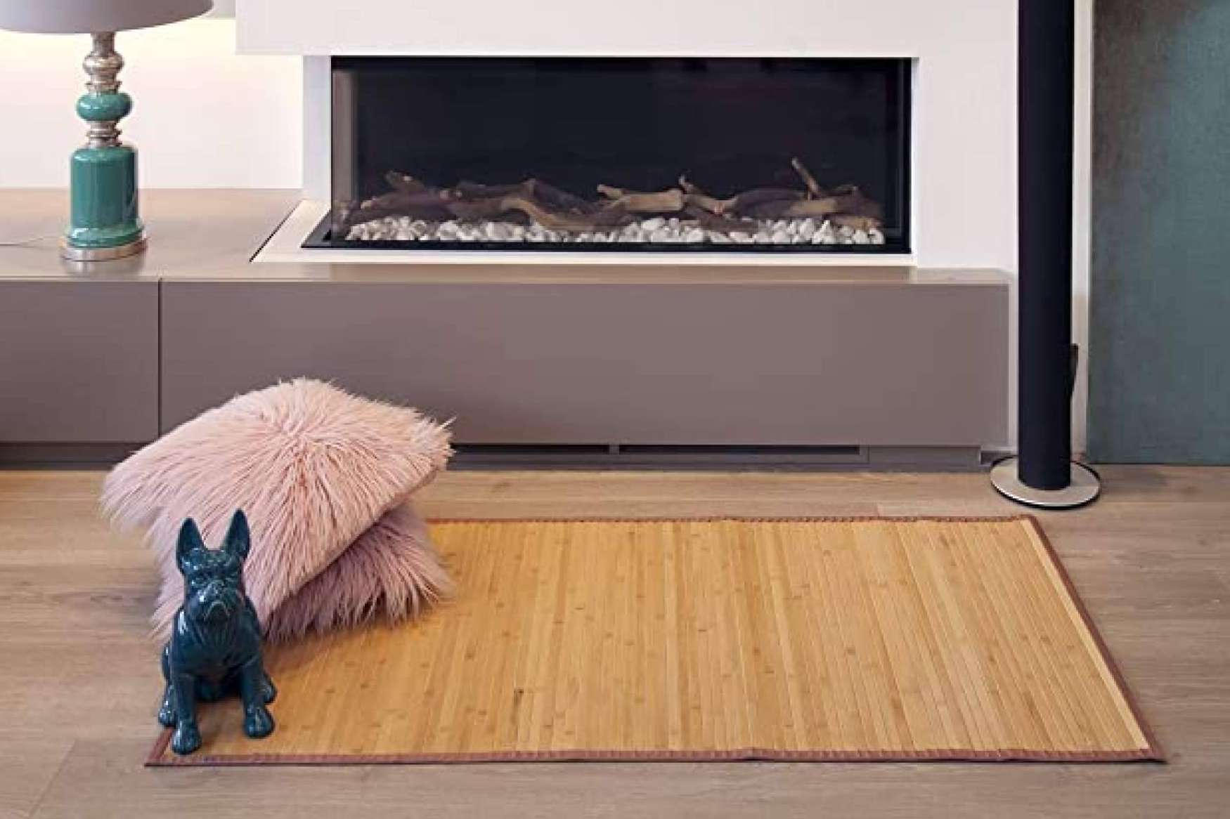 Todos los beneficios de las alfombras de interior y exterior hechas de bambú y vinilo