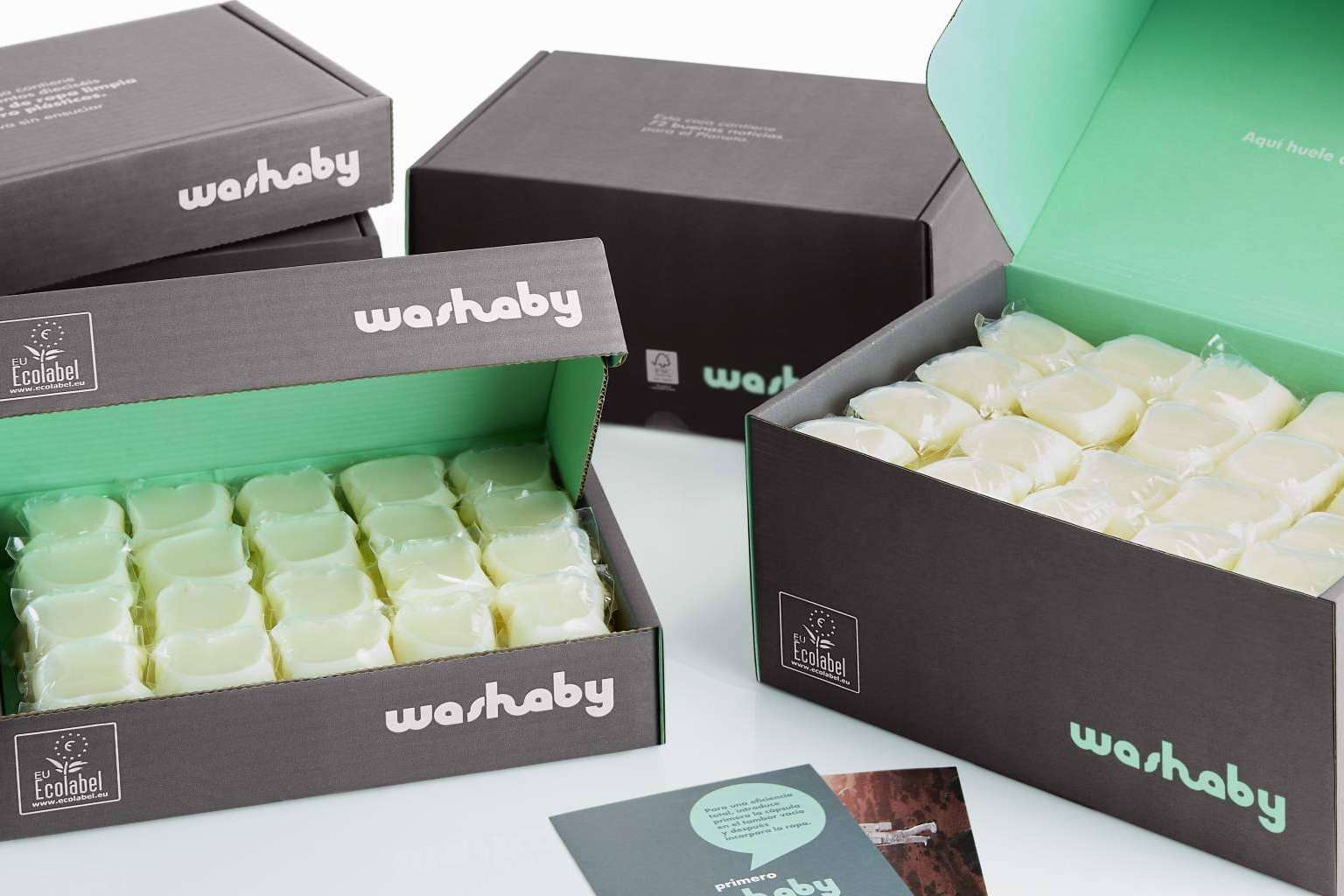El detergente ecológico Washaby permite pasarse al lavado eco