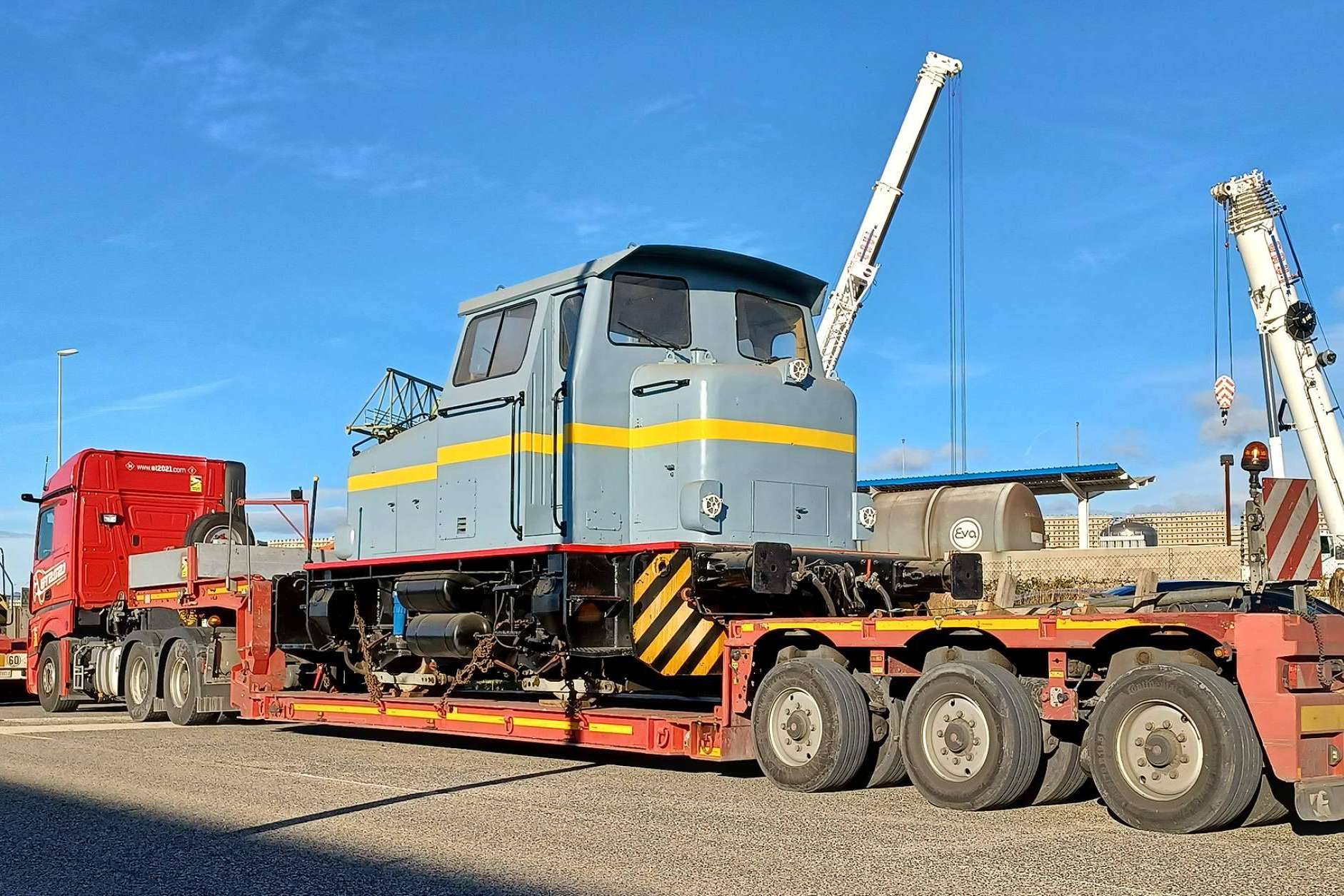 La Fundación del Patrimonio Ferroviario preserva una histórica locomotora construida por Babcock & Wilcox