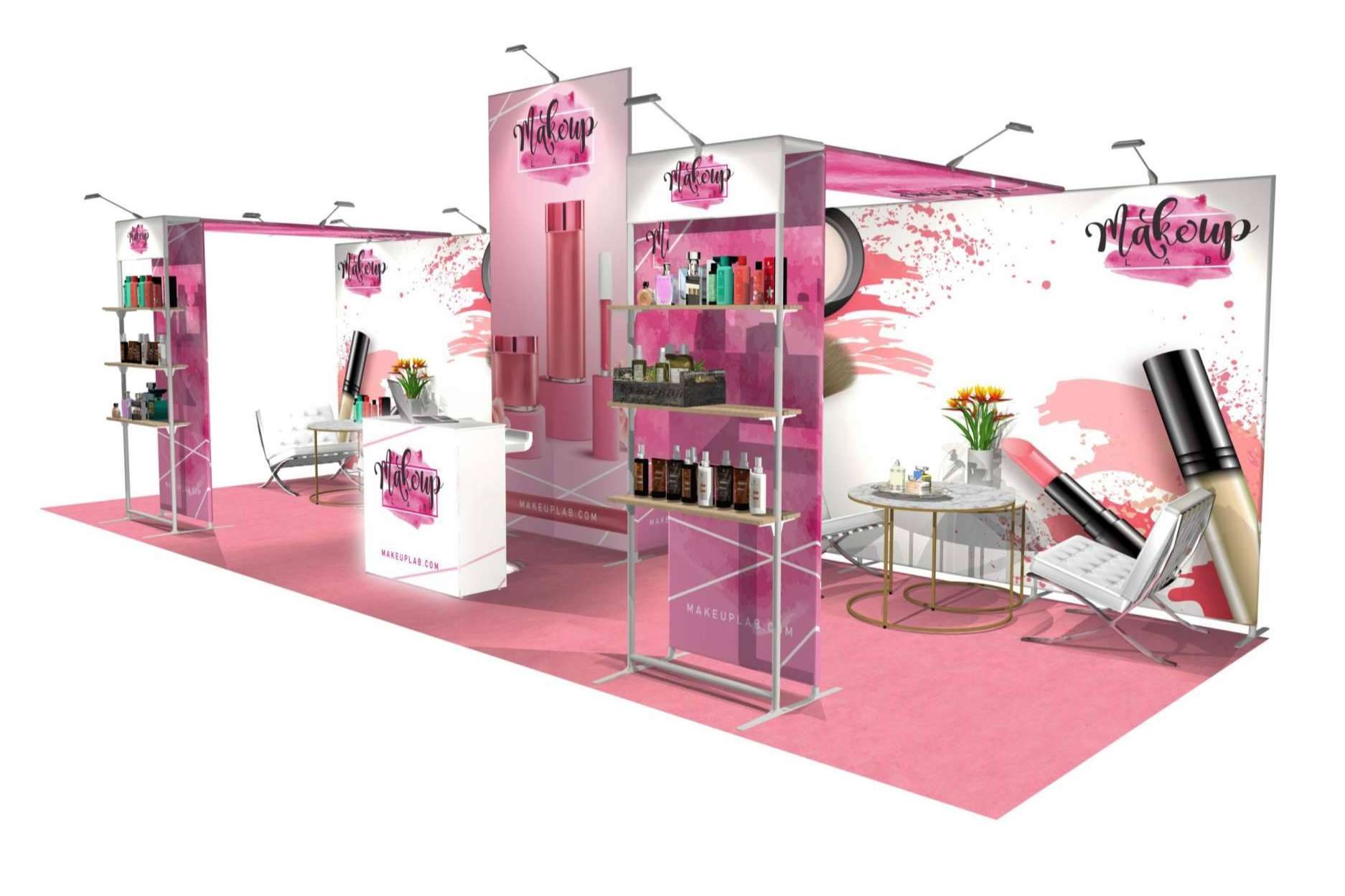Fabricación de stands y displays modulares y reutilizables en Olika